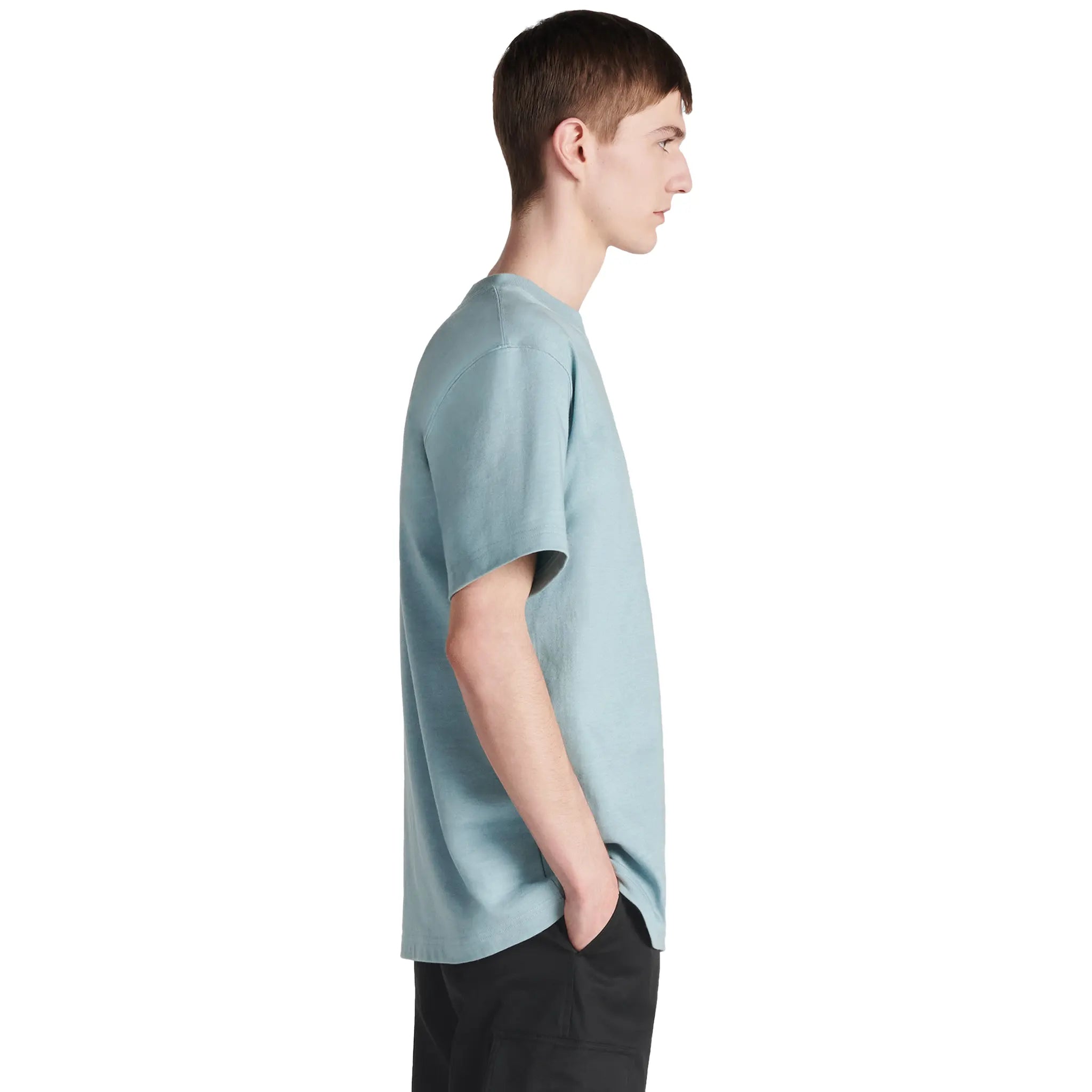Dior Couture Relaxed Fit Cotton T-Shirt for Men - Azure Blue Casual Tee | Perfect for Everyday Wear, Date Nights & Summer Outfits