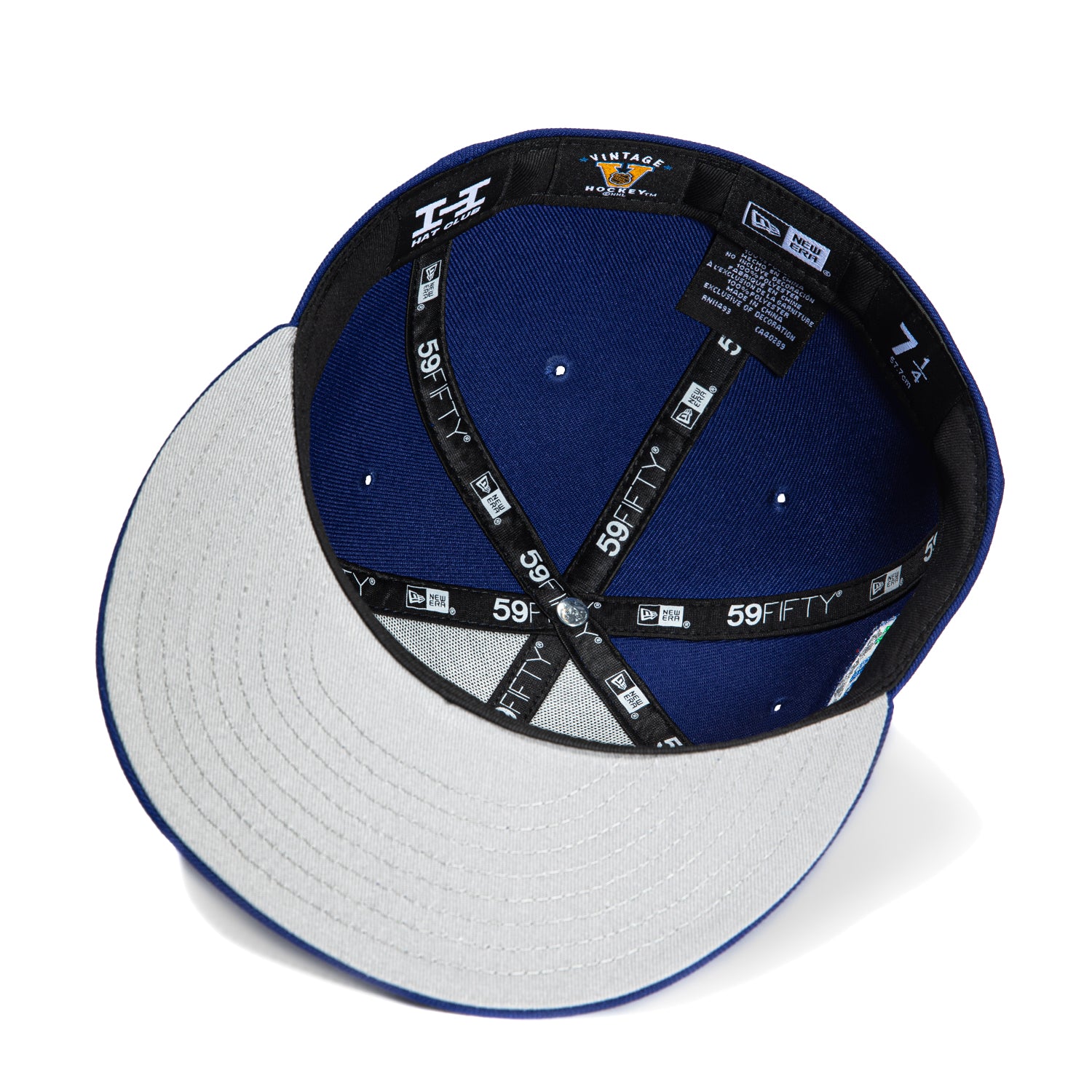 New Era 59Fifty Hartford Whalers 10th Anniversary Patch Hat - Royal Blue Snapback Baseball Cap for NHL Fans & Sports Collectors - Perfect for Game Day, Casual Wear & Memorabilia Display