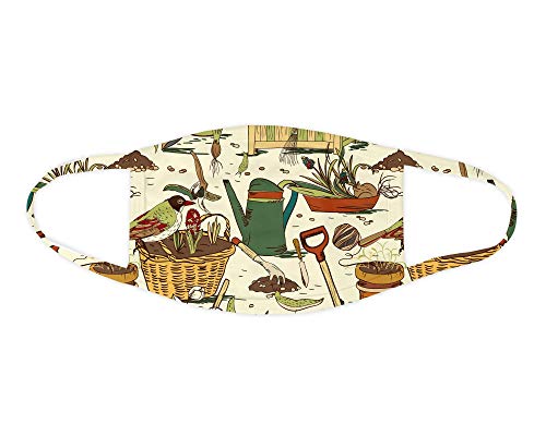 Reusable Washable Bird Face Mask for Gardening - Breathable Comfortable Outdoor Protection for Bird Watching & Nature Activities