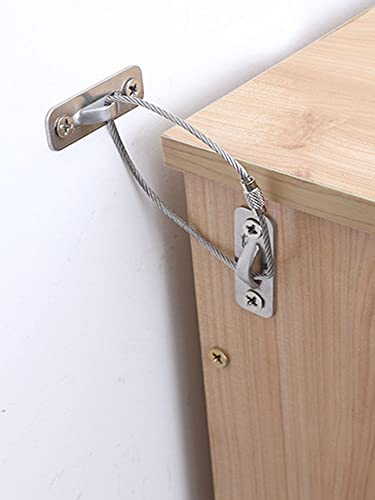ALOGOLD 10 Pack Furniture Safety Straps - Heavy Duty Anti-Tip Furniture Anchors Kit for Baby Proofing, Securing Cabinets & Wall Mounting (Perfect for Child Safety & Earthquake Protection)