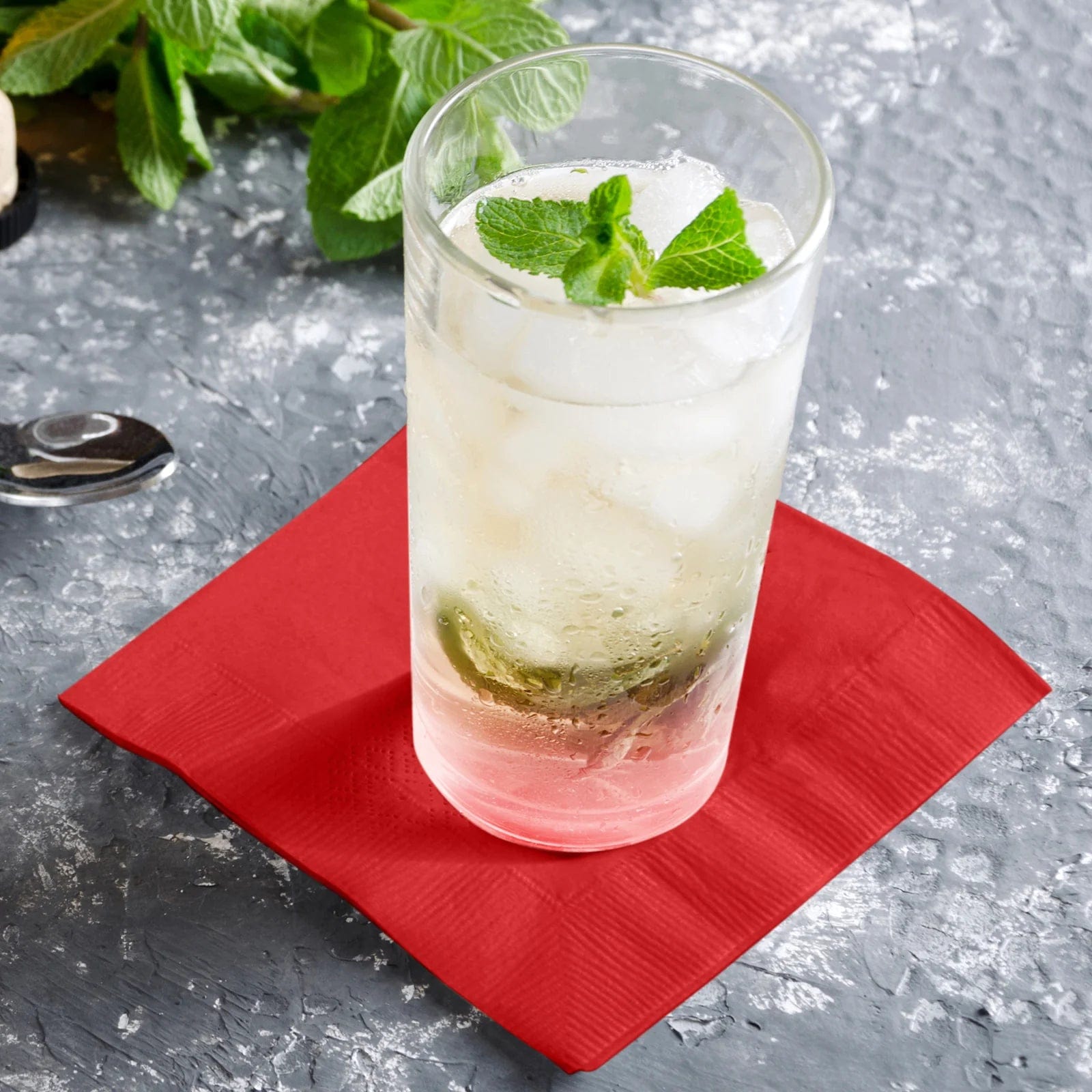 50 Soft 2-Ply Disposable Paper Napkins for Dinner, Cocktail Parties & Events - Premium Quality Tableware for Home, Restaurants & Catering