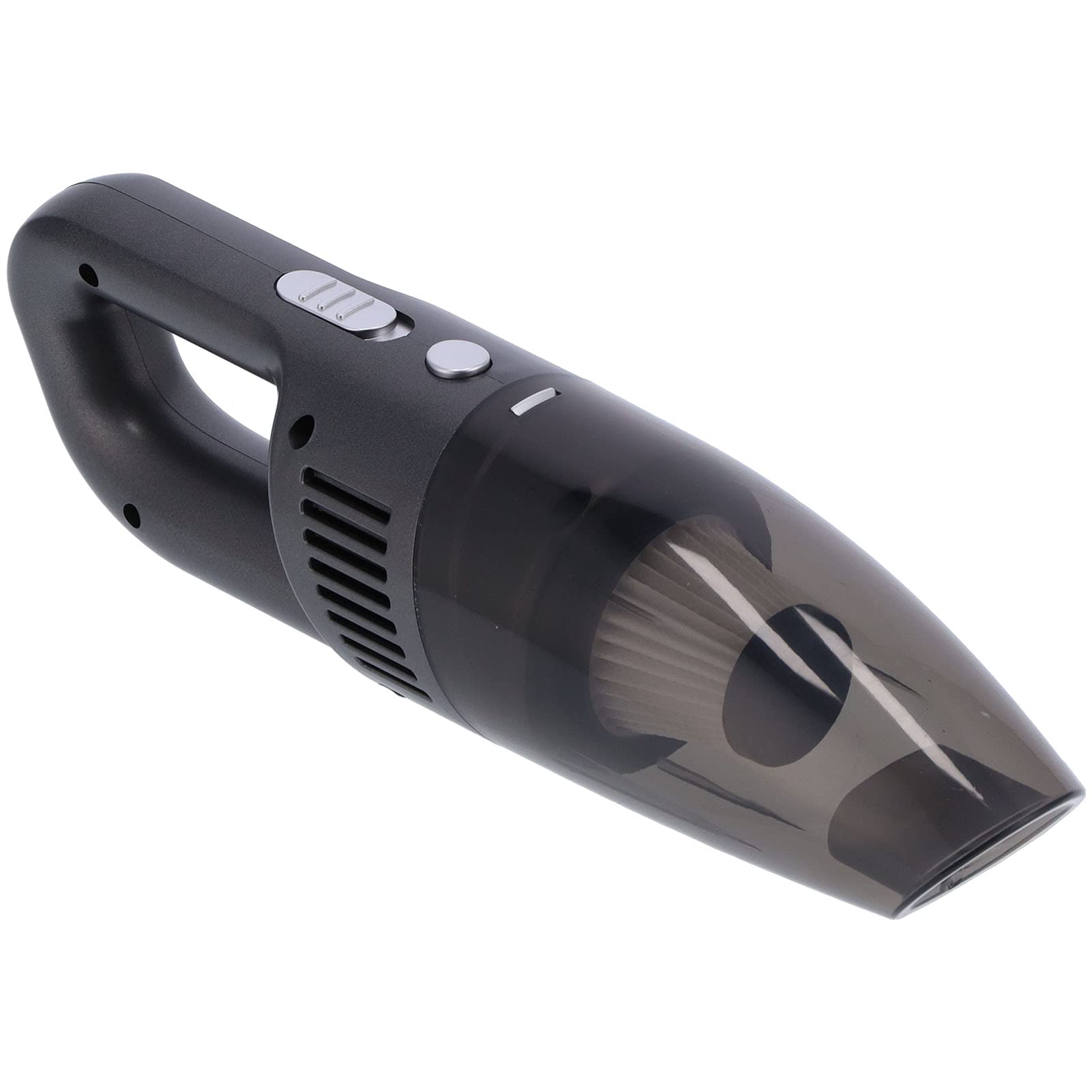 Shanrya Cordless Car Vacuum Cleaner - Powerful 12V Portable Handheld Vacuum for Auto Detailing, Home & Office Use - Silver (Ideal for Car Seats, Carpets & Pet Hair Removal)