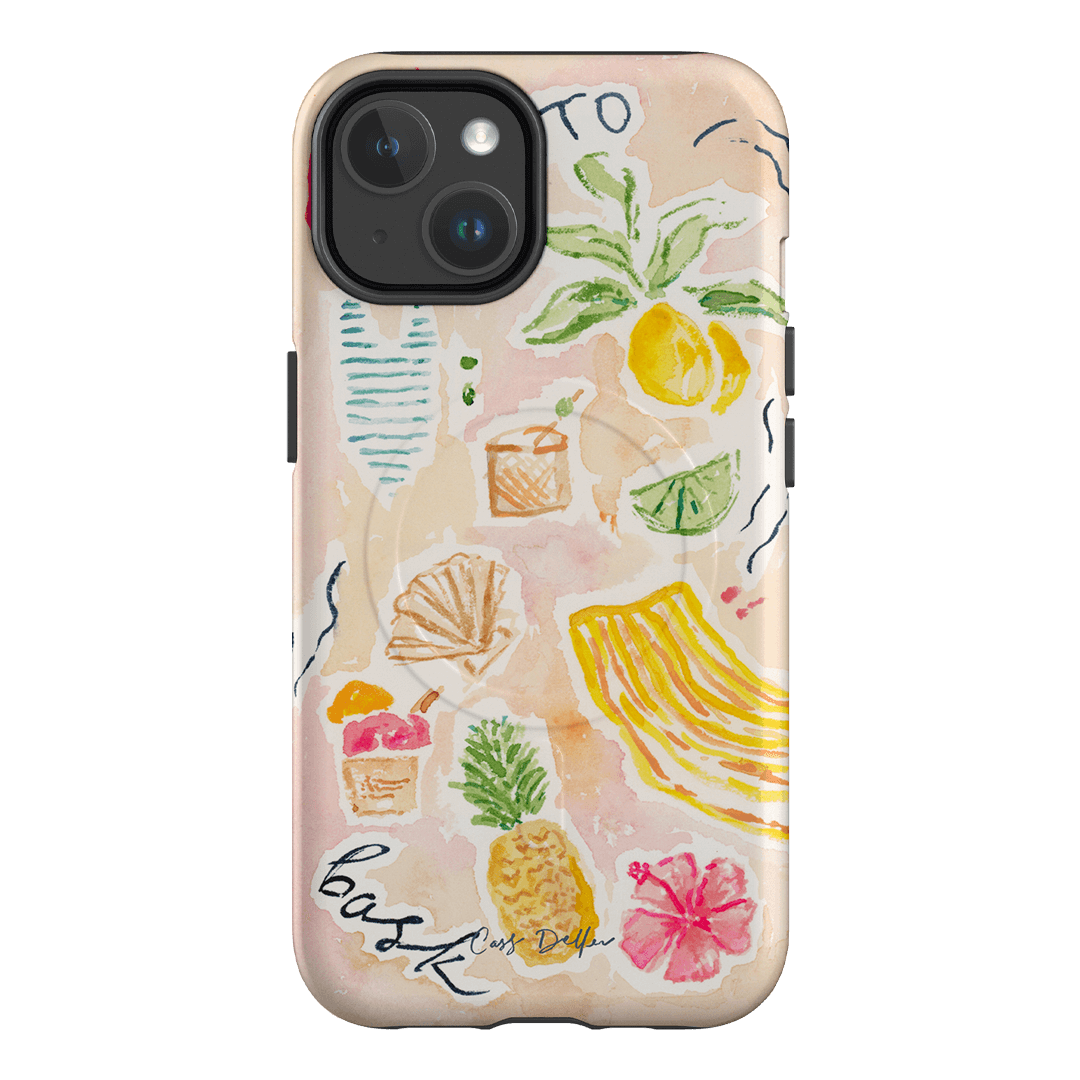 Stylish Summer Pattern Phone Case - Trendy Floral Design for iPhone & Samsung - Perfect for Beach, Vacation & Outdoor Activities