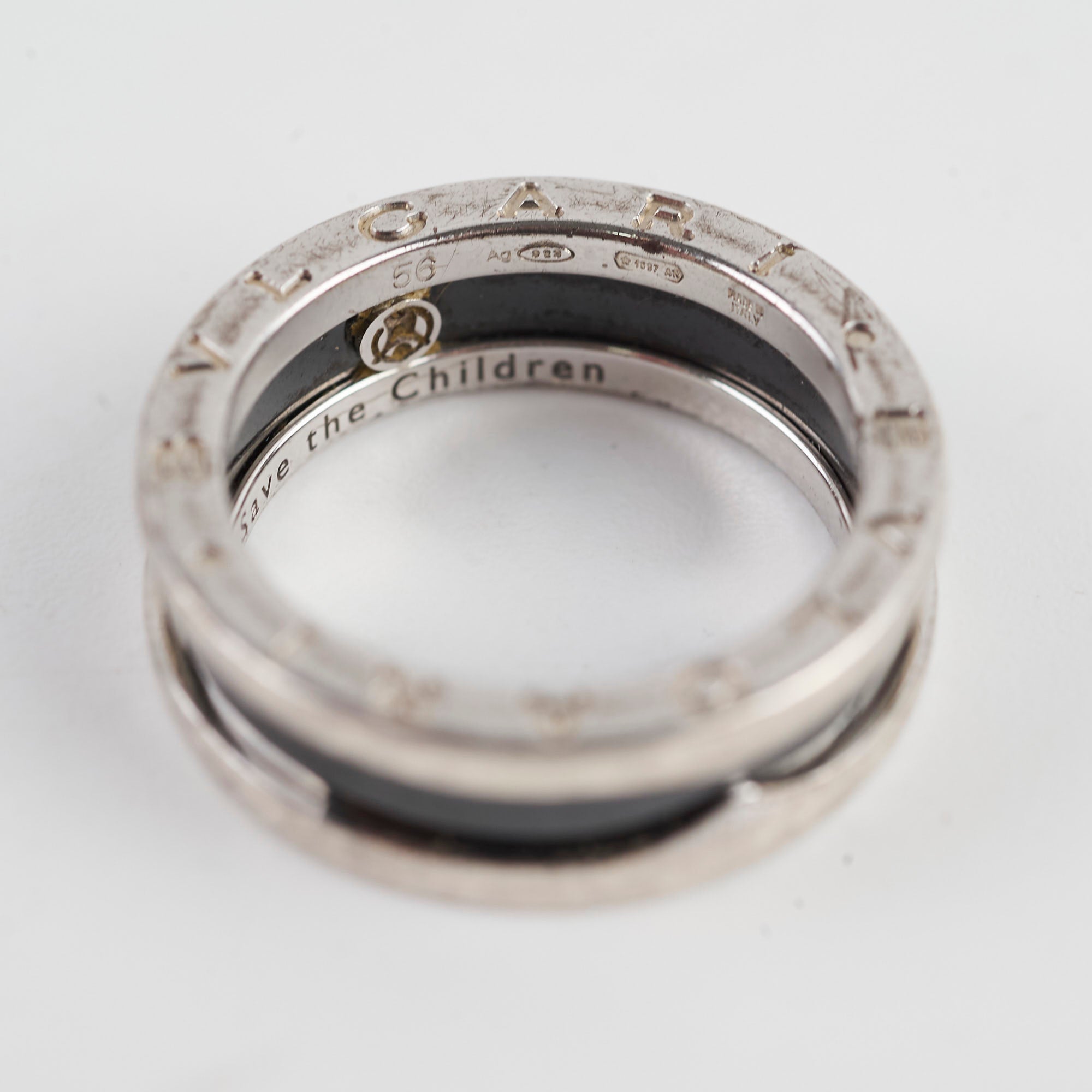 Bvlgari B Zero 1 Ring in 18K White Gold - Size 56 for Women | Luxury Italian Jewelry for Special Occasions & Gifts