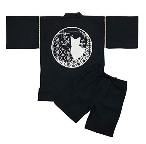Cat and Round Window Navy