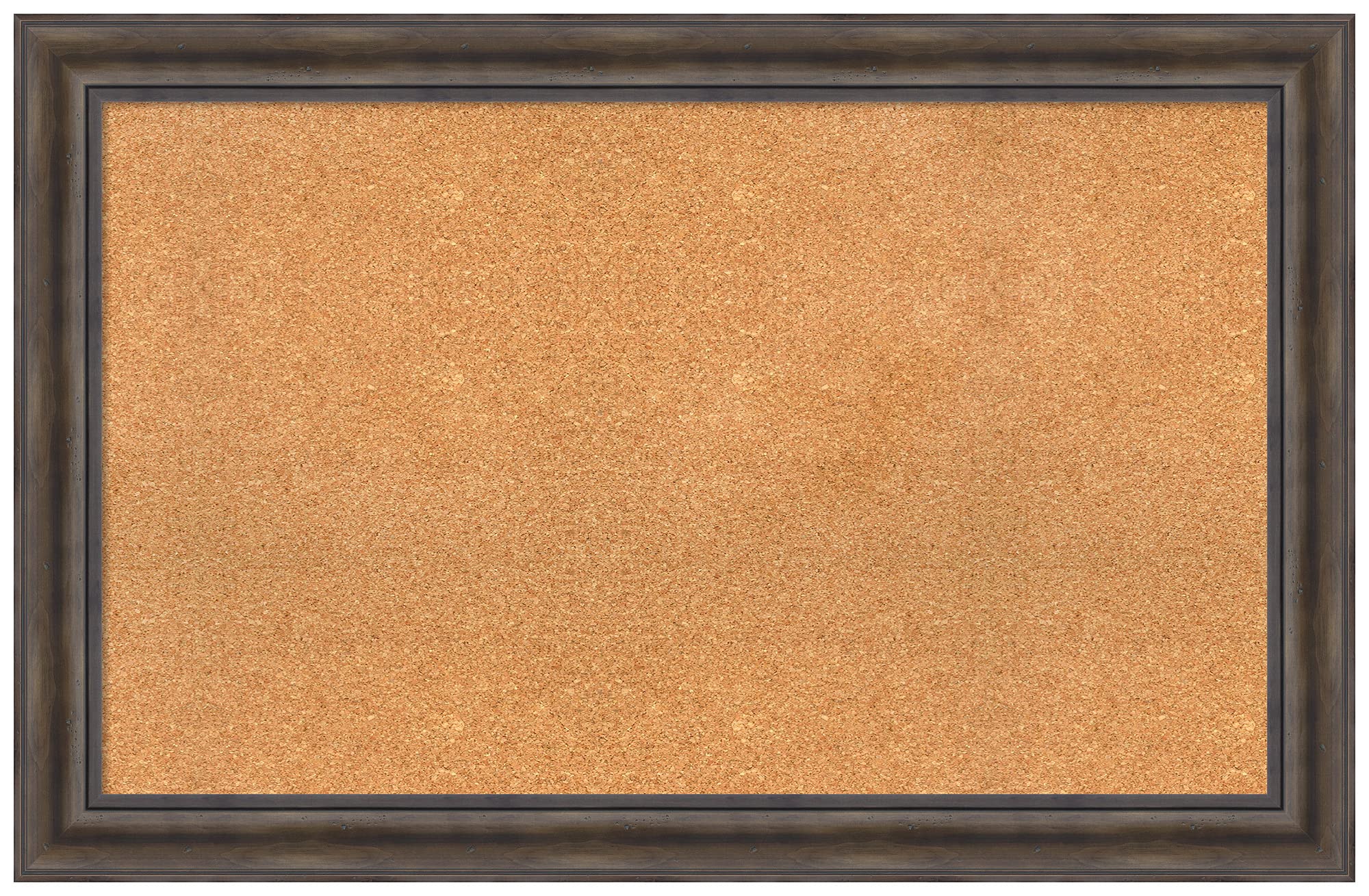 Natural Custom Cork Bulletin Board 45x29 Inches - Rustic Pine Wood Frame - Pin Board for Office, Home & School Organization - Custom Sizes Available - Wall Mount Memo Board for Notes & Photos