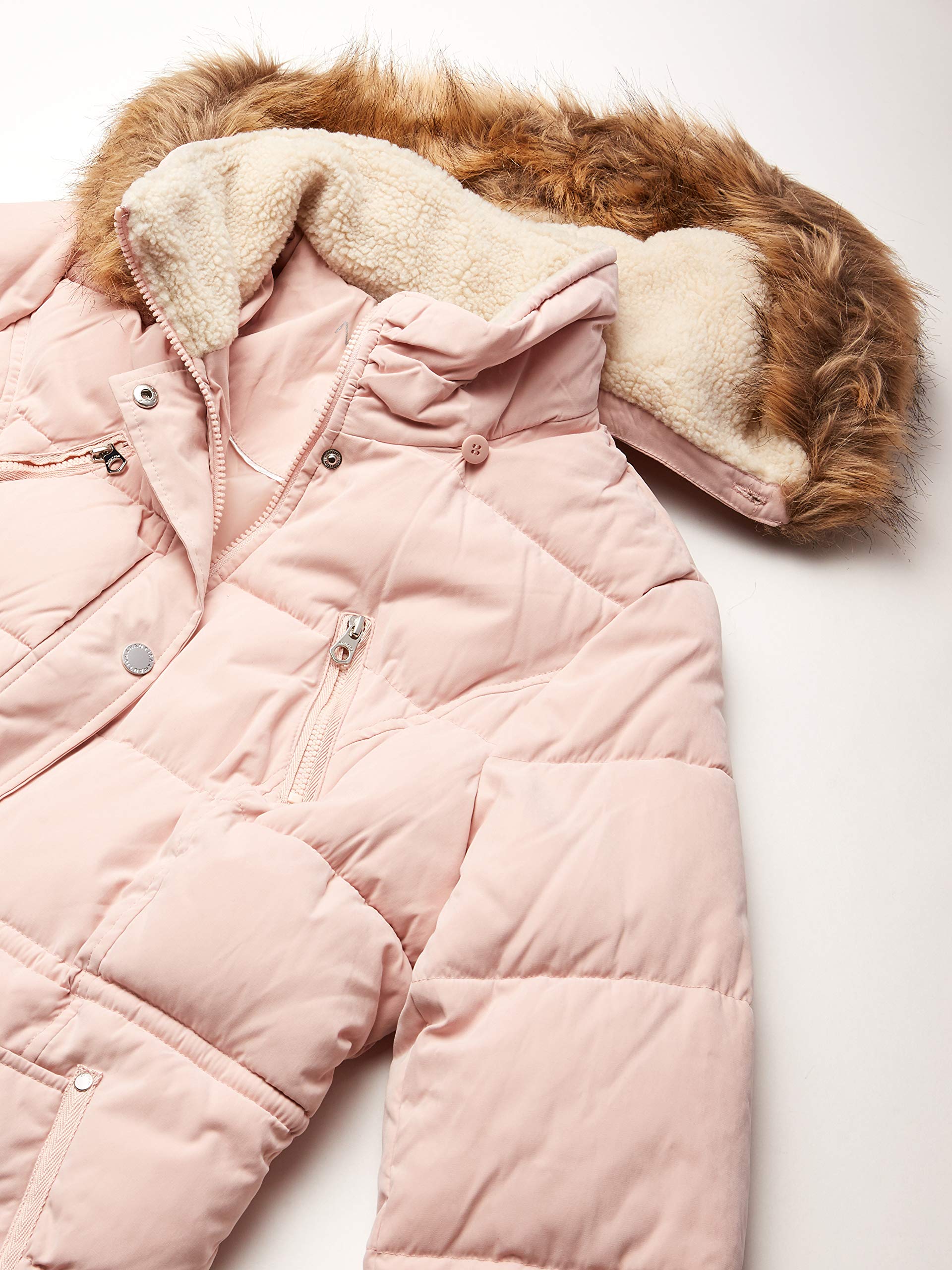 Nautica Women's Heavyweight Microfiber Down Parka Coat - Warm Winter Jacket for Outdoor Activities & Cold Weather Protection