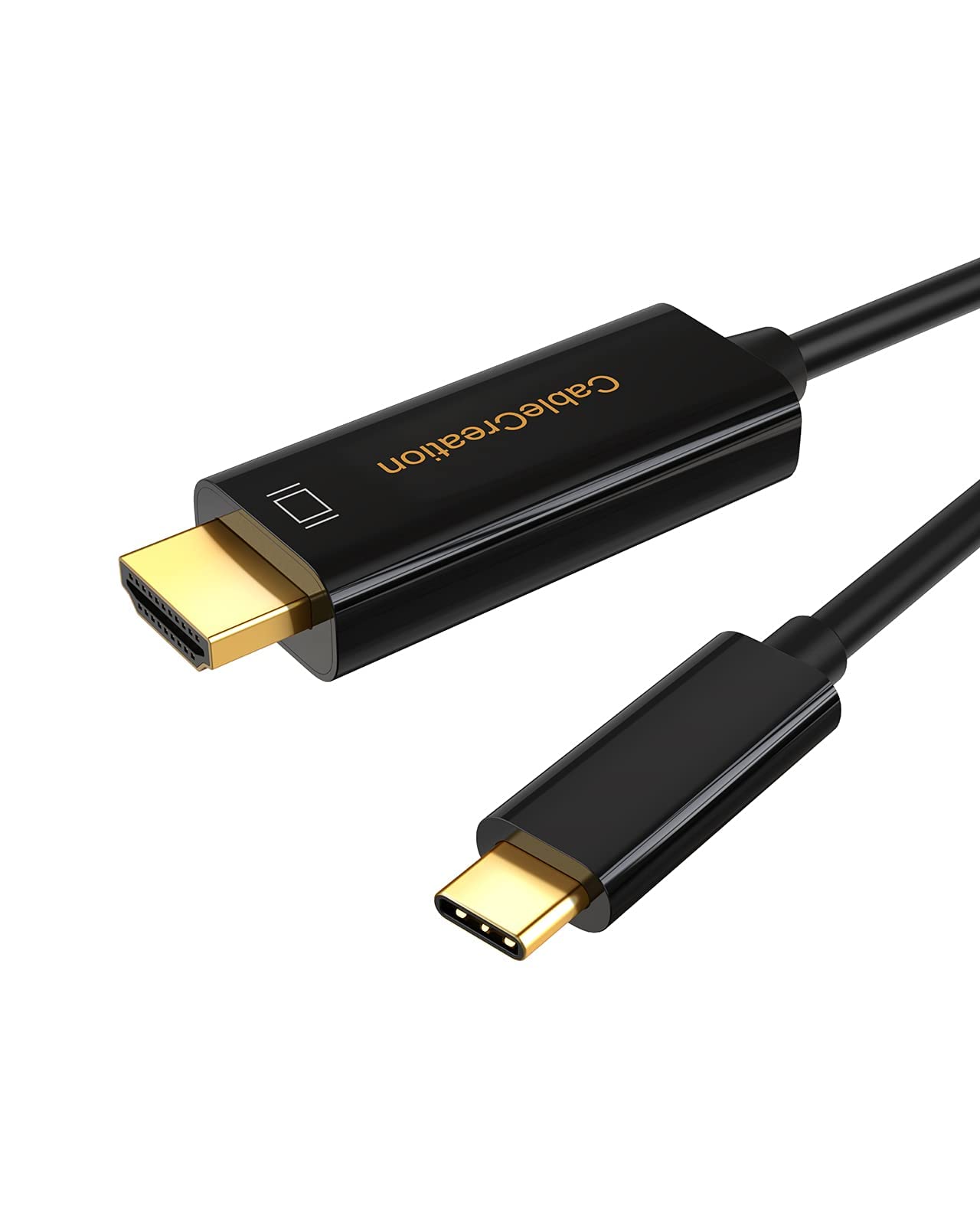 CableCreation USB C to HDMI Cable 4K@60Hz 3FT, Thunderbolt 3 Compatible - for MacBook Pro/Air, iPad Pro, iPhone 16 Pro Max, Galaxy S24, XPS, Steam Deck - Perfect for Home Office, Gaming & 4K Video Streaming