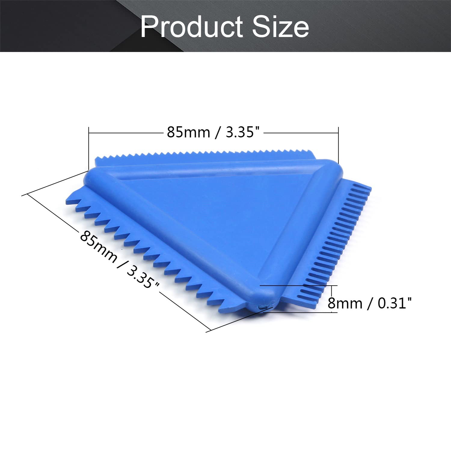 Utoolmart Wood Graining Painting Tool Set - DIY Art Paint Rubber for Wall Decoration & Faux Wood Finishing (MS14, Blue, 1 Piece) - Perfect for Home Improvement, Furniture Restoration & Creative Craft Projects