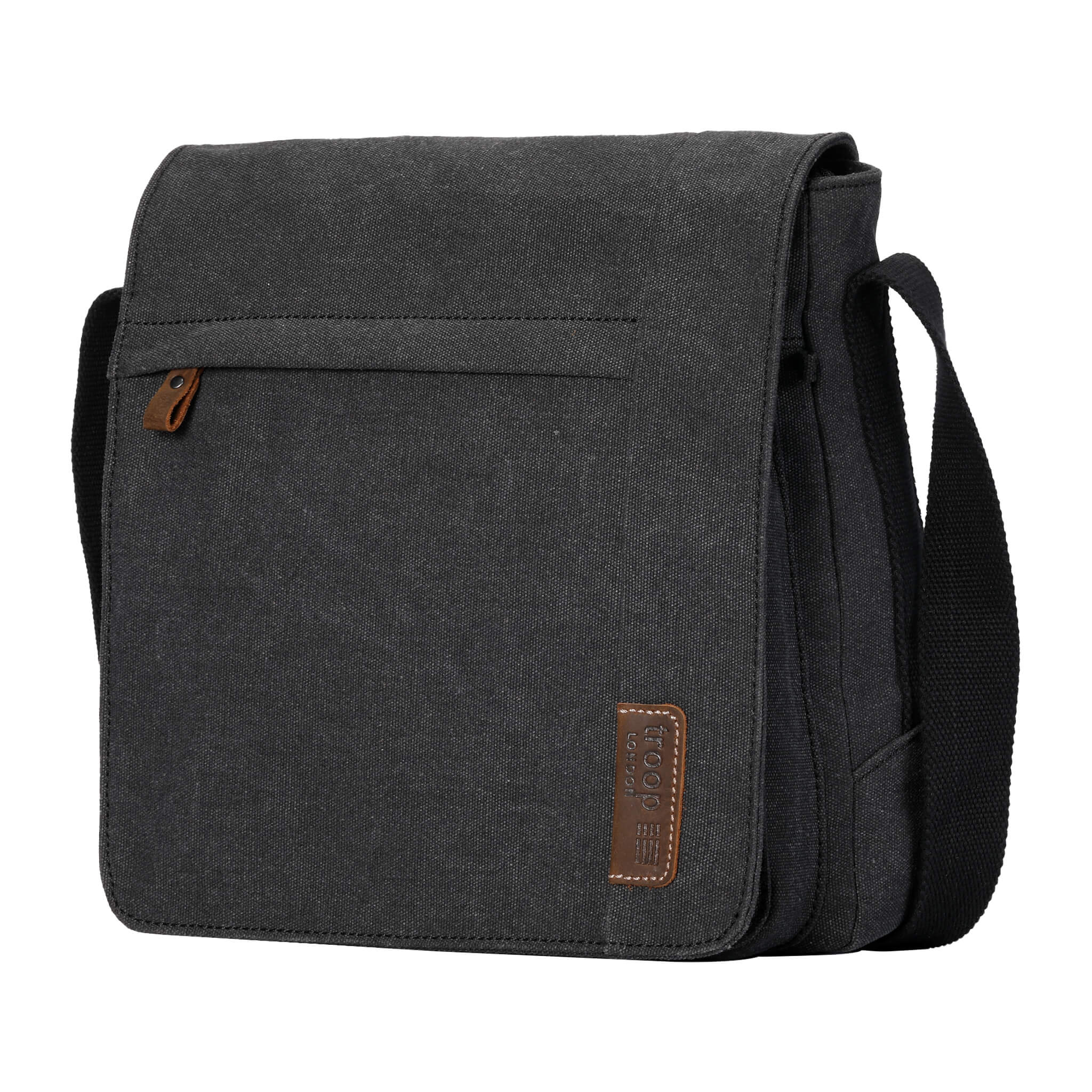 TRP0219 Troop London Classic Canvas Crossbody Bag - Stylish & Durable for Travel, Work & Everyday Use