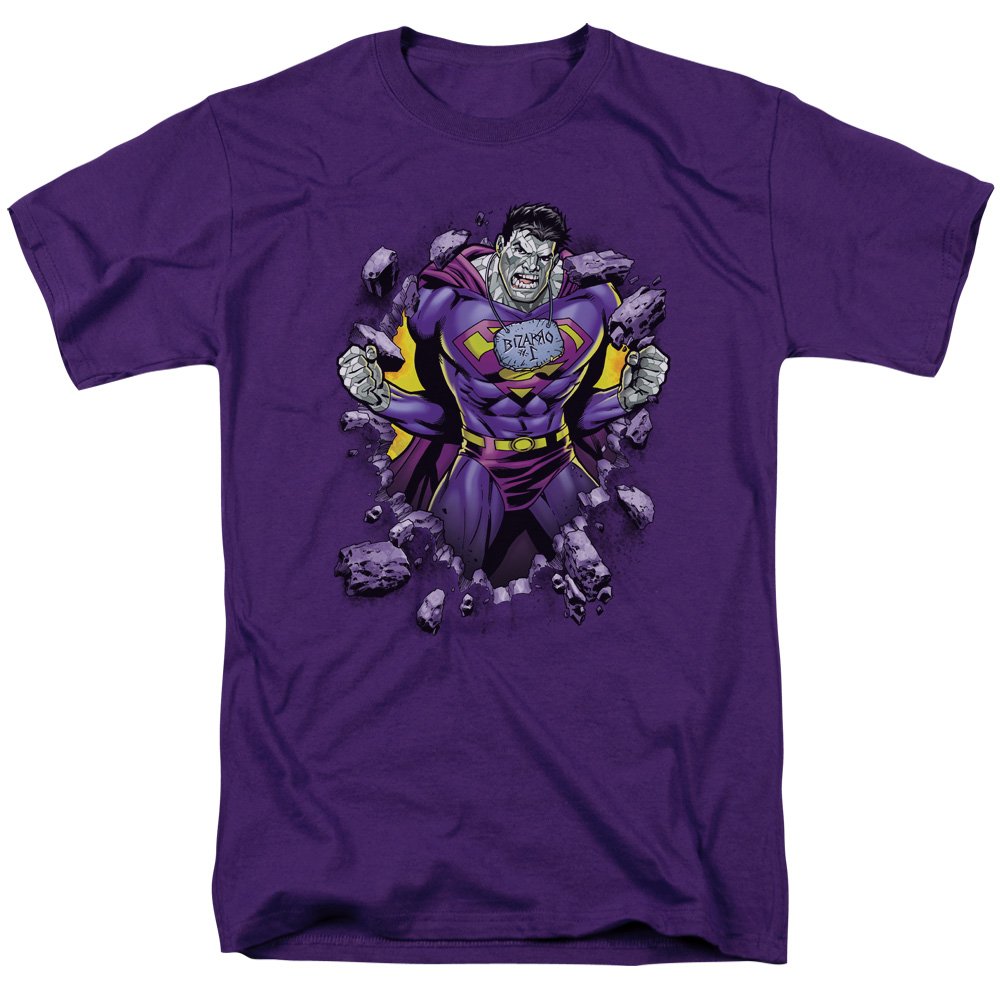 Superman Bizzaro Breakthrough Graphic T-Shirt for Men - Size XXL - Soft Cotton Comfort for Casual Wear & Comic Conventions