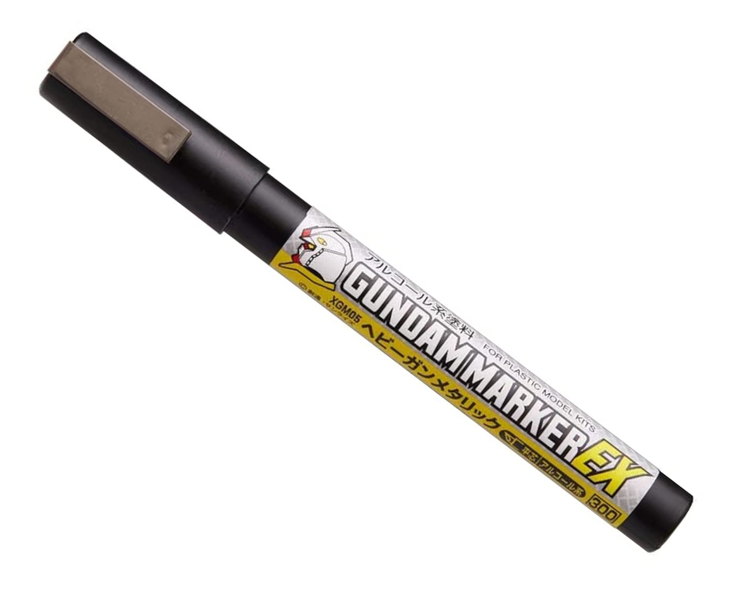 GSI Creos Gundam Marker EX Heavy Gun Metallic Model Paint XGM-05P - Premium Metallic Paint Pen for Gundam Models, Miniatures & DIY Crafts - Perfect for Detailing, Customizing & Enhancing Scale Models
