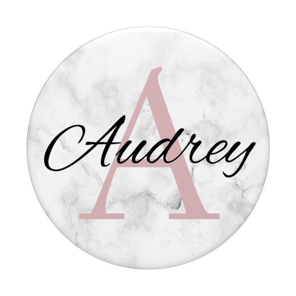 Personalized Audrey Pink Rose Monogram Initial Necklace for Girls - Elegant A Initial Jewelry Gift for Birthdays, Valentine's Day & Special Occasions