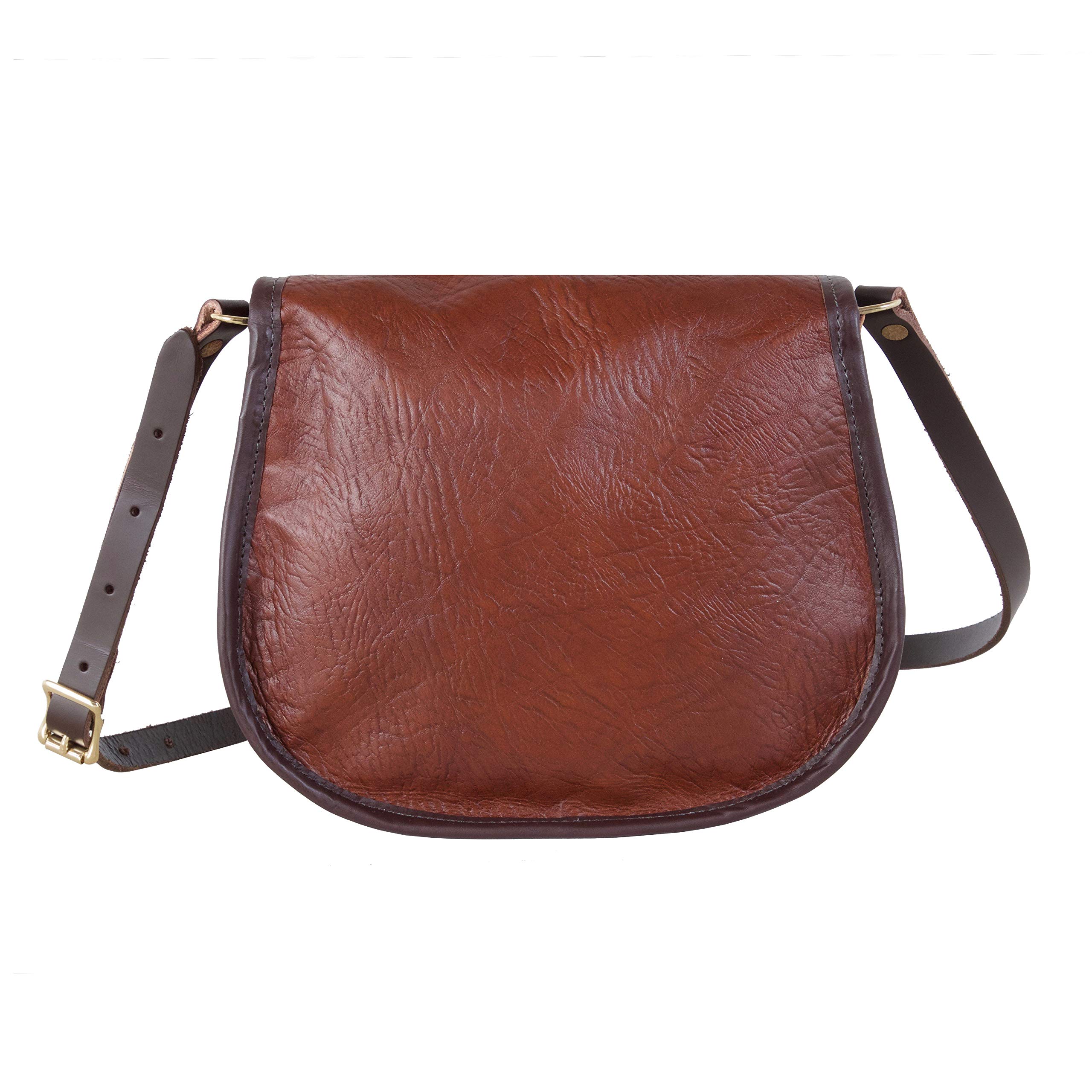 Duluth Pack Genuine Bison Leather Large Crossbody Purse for Women - Stylish & Durable Handbag for Travel, Work & Everyday Use