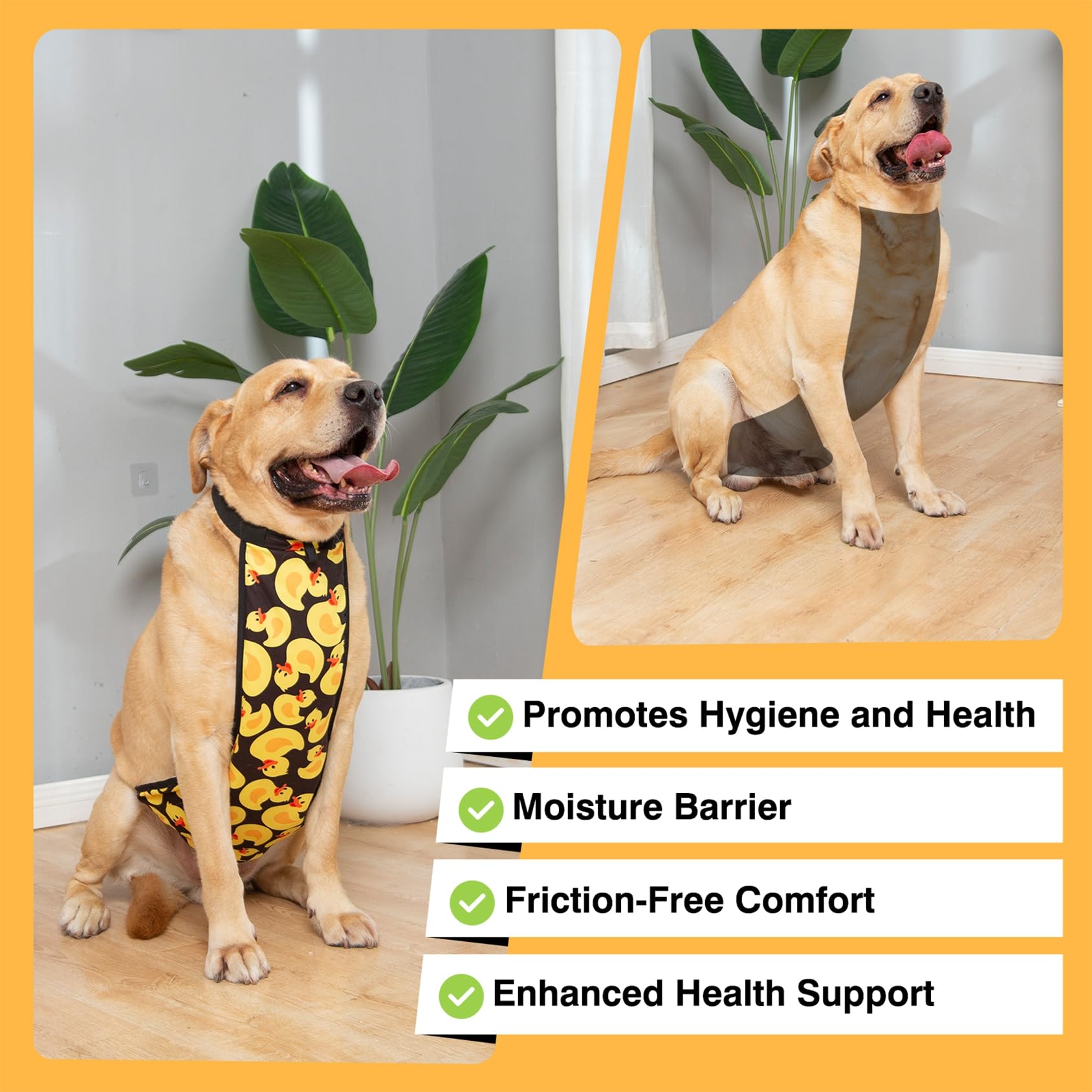 LovinPet Large Dog Belly Cover - Washable Dog Belly Wrap & Recovery Suit for Post-Surgery Protection | Abdominal Protective Clothing for Dogs | Ideal for Spay/Neuter Recovery, Wound Care, and Post-Operative Comfort