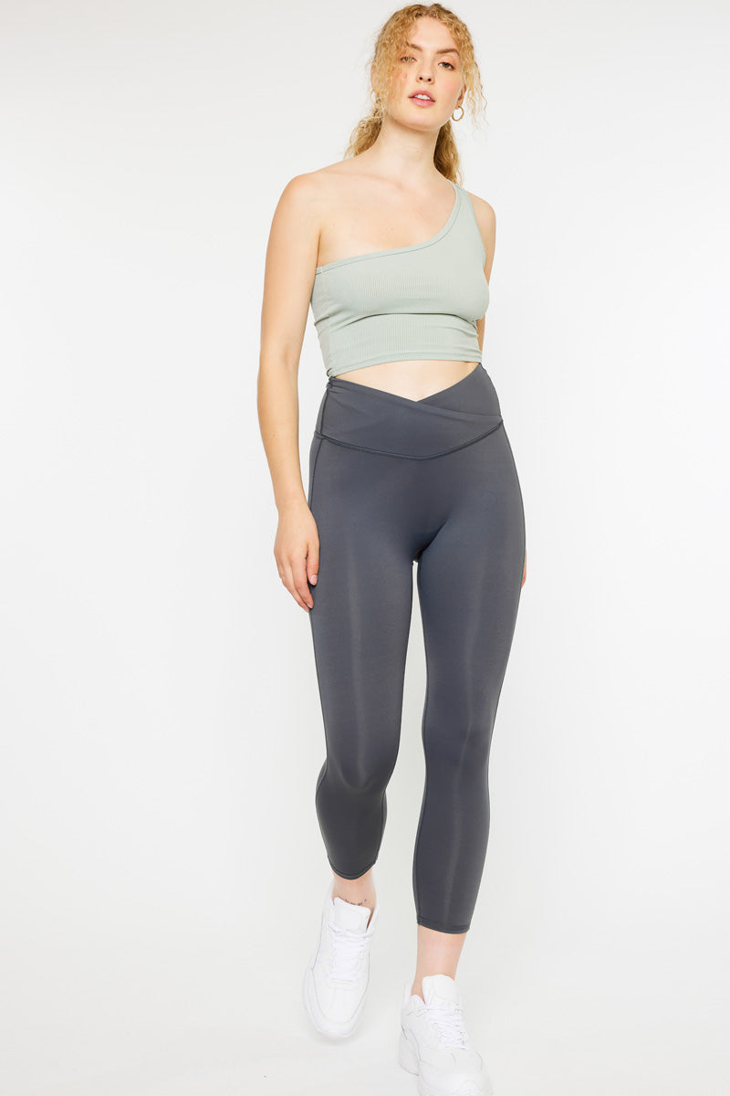 Venus Mid Rise Active Leggings for Women - High Waist Yoga Pants with Pockets - Perfect for Workout, Running, Gym & Lounge Wear