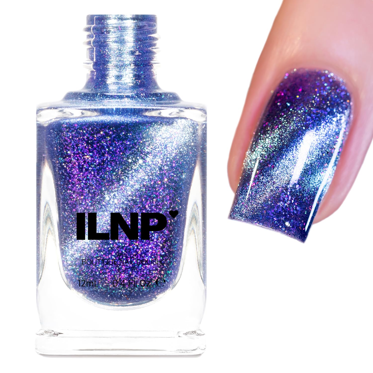 A Night to Remember with ILNP Shooting Star Magnetic Nail Polish