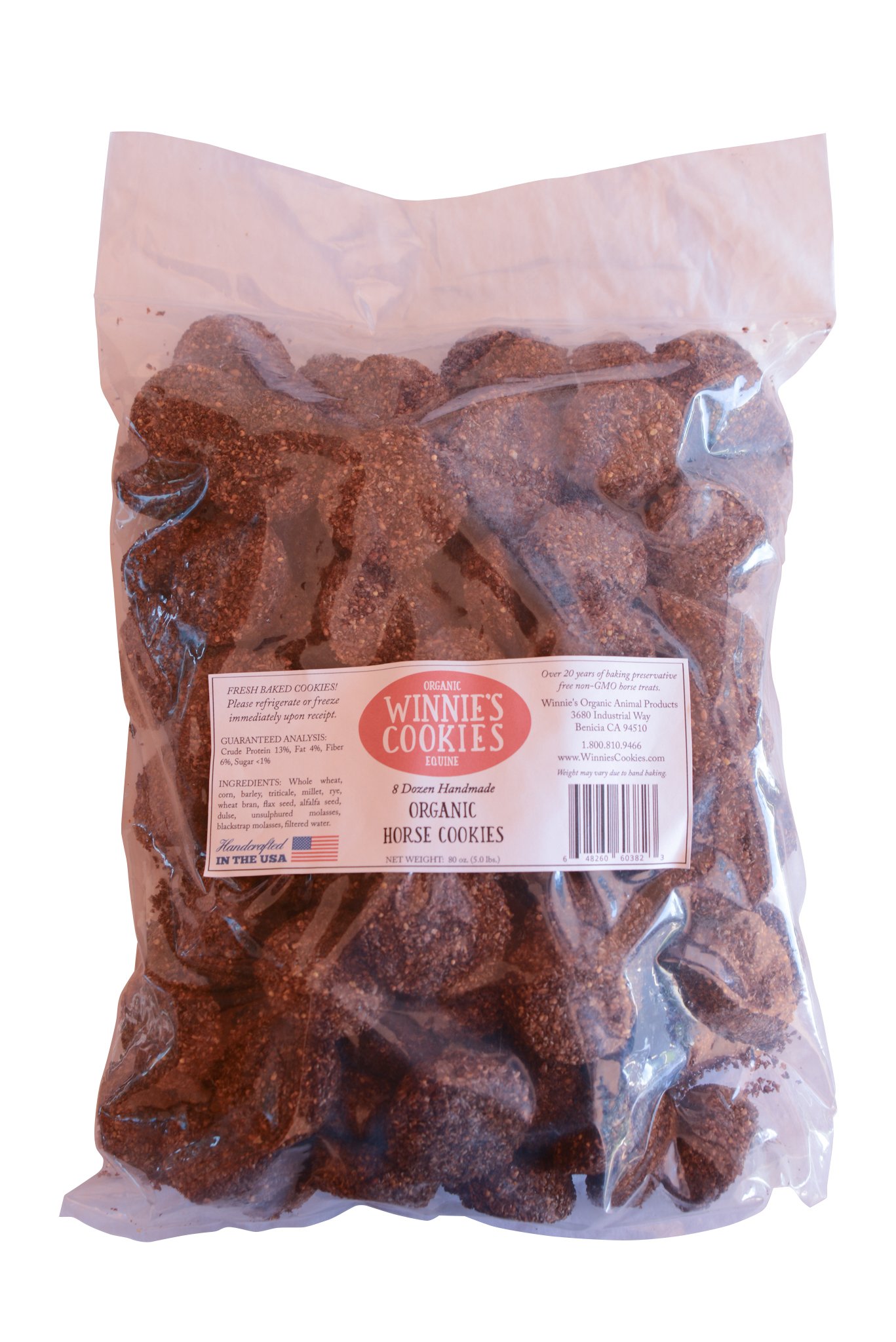 Premium Winnie's Horse Treats - 32 Dozen (4 Bags x 8 Doz) Delicious & Nutritious Snacks for Horses - Perfect for Training, Rewards & Bonding with Your Equine Friend