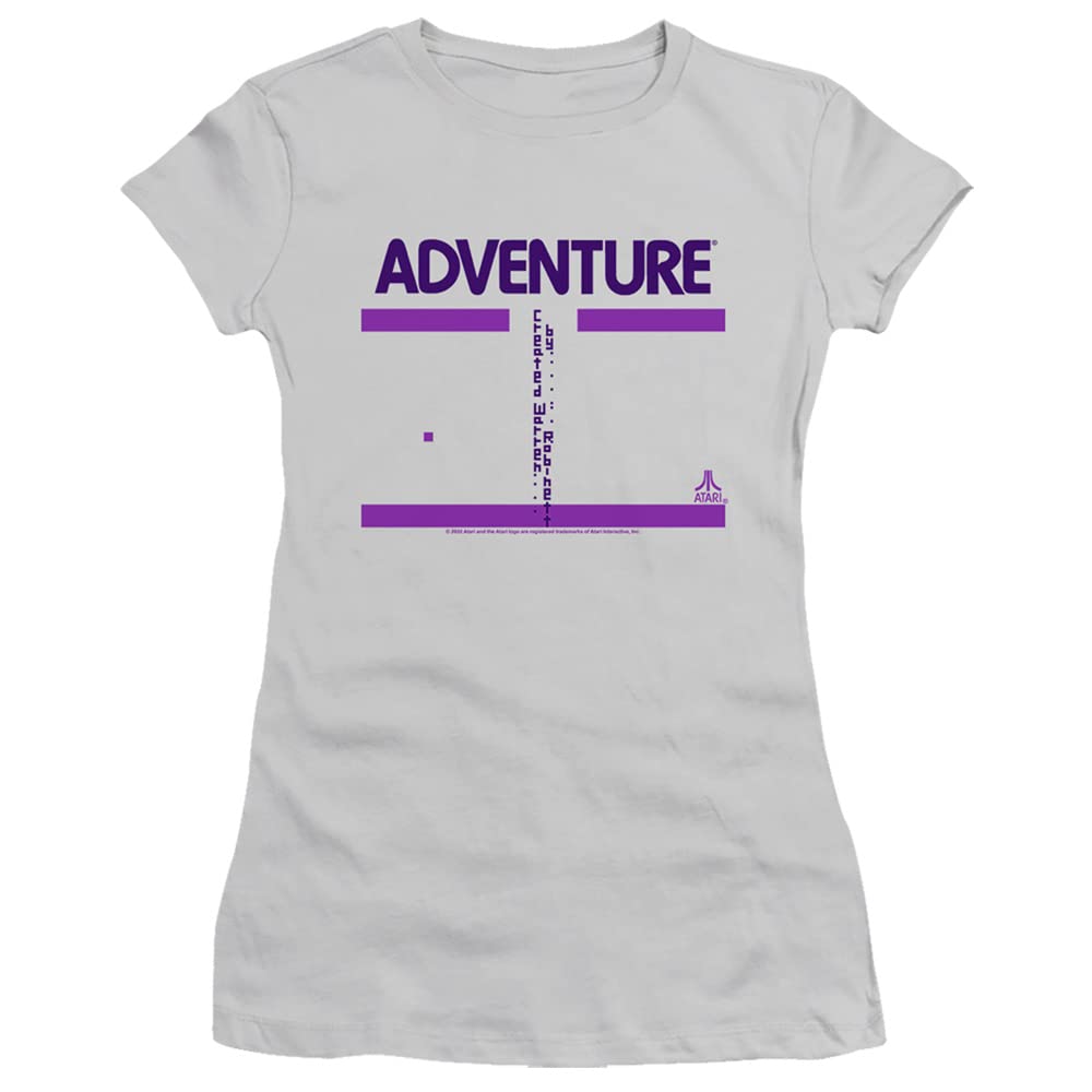 Atari Easter Egg Juniors' Sheer Fitted T-Shirt | Retro Gaming Tee for Women | Casual Wear & Cosplay Outfit