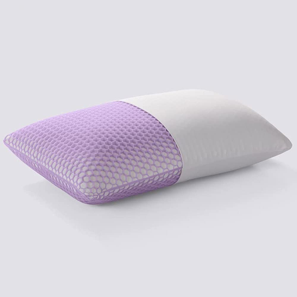 Ergonomic Latex Pillow for Sleeping - Double-Sided TPE Memory Foam Bed Pillow for Neck & Back Pain Relief - Perfect for Side, Back & Stomach Sleepers