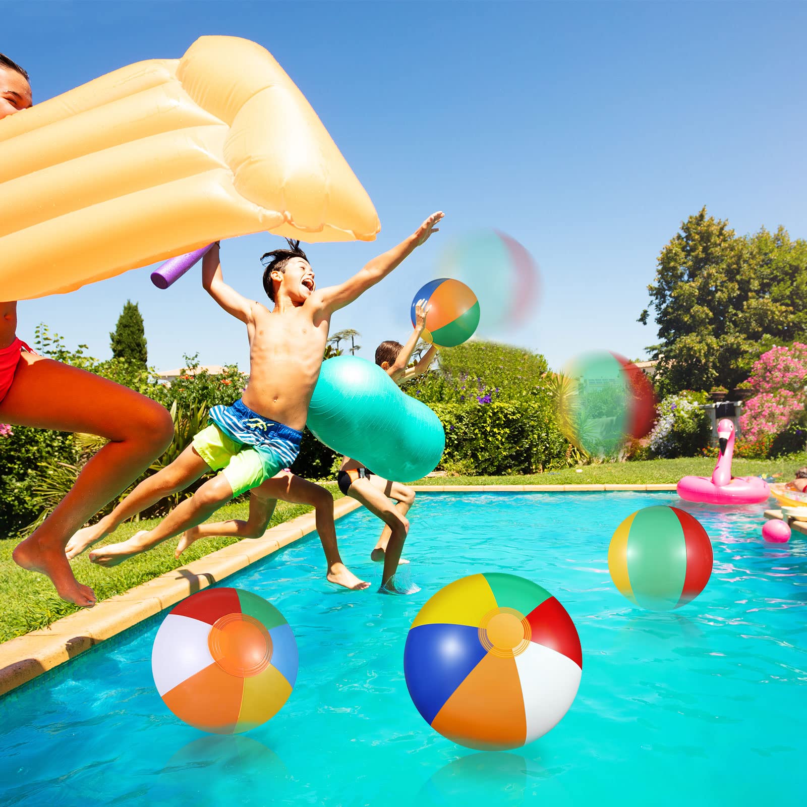 **Ceenna 4-Pack Giant Inflatable Beach Balls (59