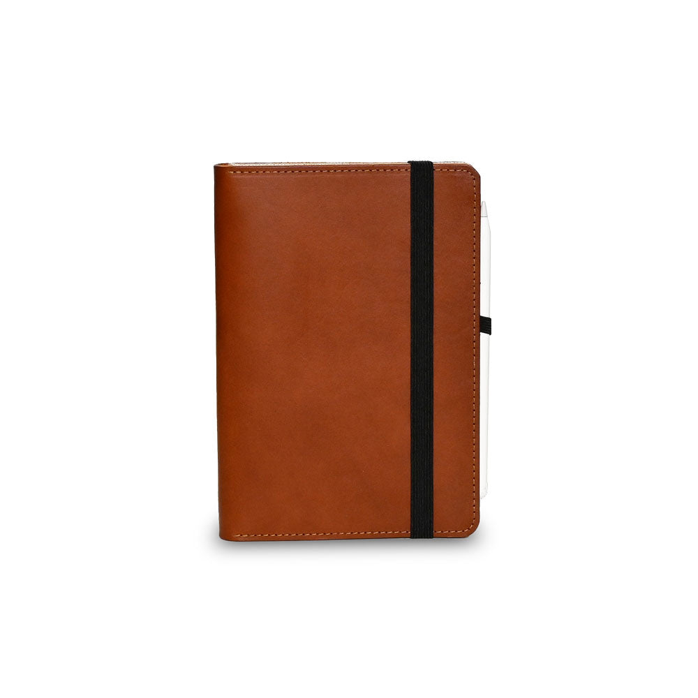 Premium English Bridle Leather iPad Mini Case - Handcrafted Protective Cover for iPad Mini 6/5/4 - Perfect for Work, Travel & Everyday Use