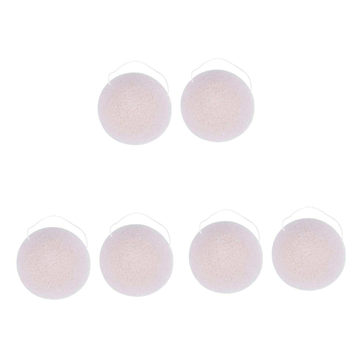 Healeved 6-Pack Konjac Sponges for Makeup & Skincare - Soft Facial Cleansing Sponge, Exfoliating Scrubber with Charcoal & White Loofah - Perfect for Daily Face Wash, Makeup Removal & Gentle Exfoliation