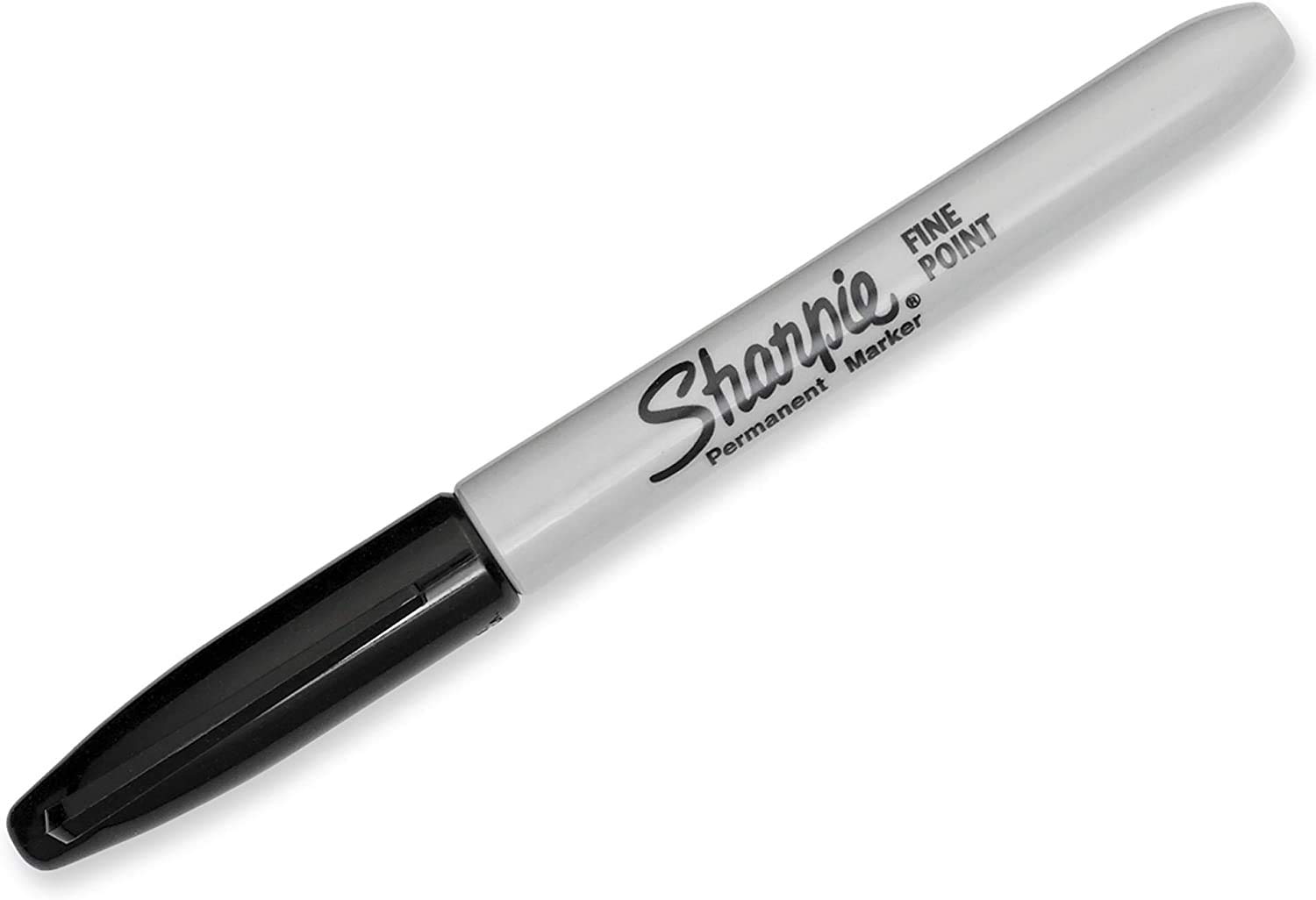 Sharpie Fine Point Permanent Markers - Black Ink (12 Pack) - Ideal for Office, School & Art Projects