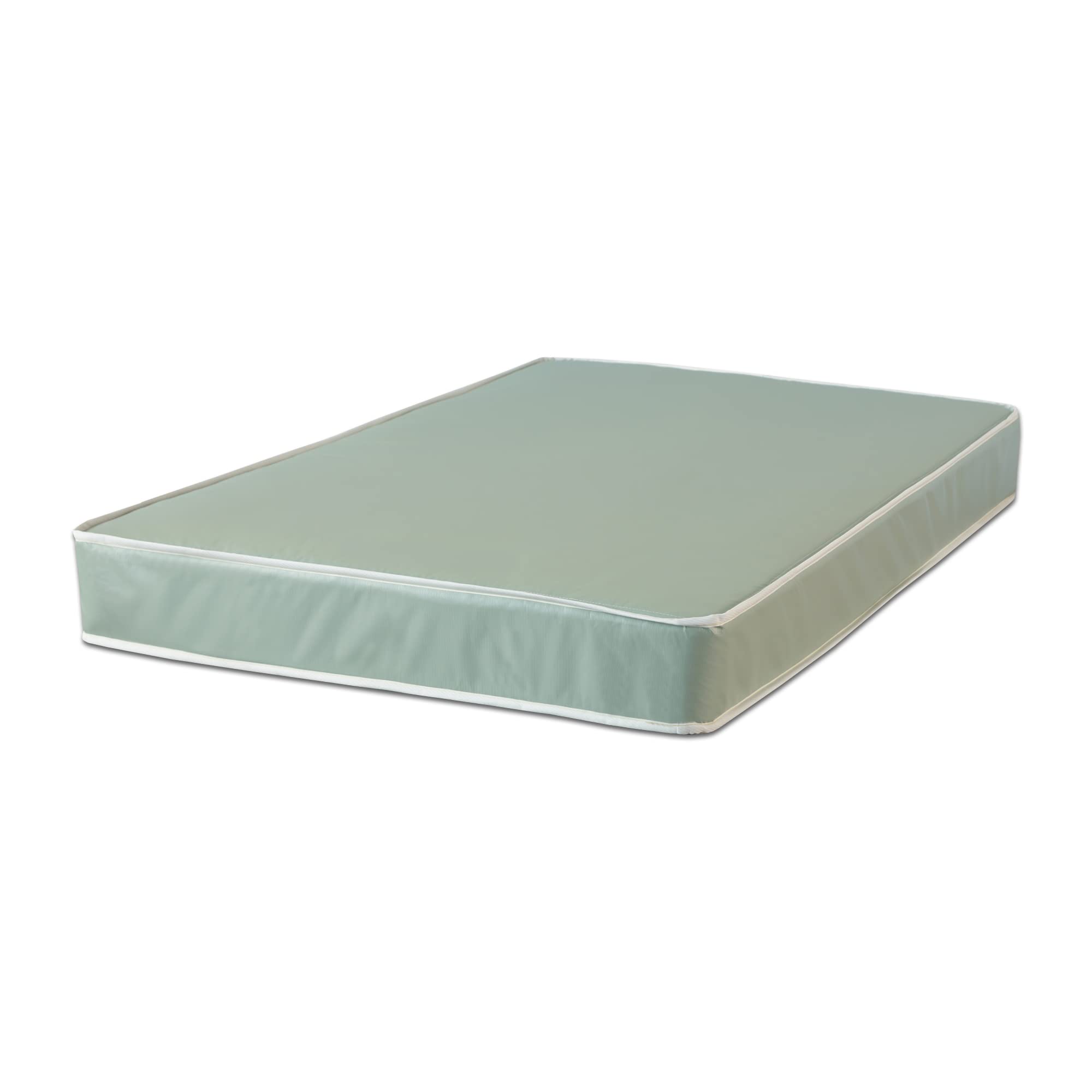 8-Inch Firm Double-Sided Waterproof Vinyl Innerspring Mattress - Fully Assembled, Back Support, Full XL Size | Ideal for Guest Rooms, Dormitories & Small Apartments