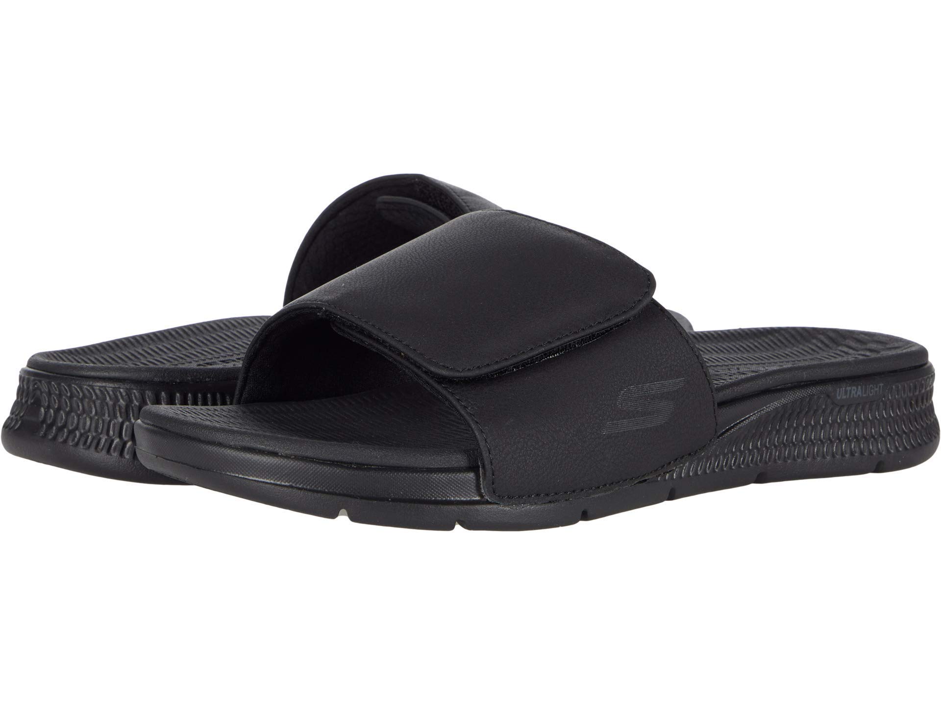 Skechers Go Consistent-Performance Athletic Slides for Men - Lightweight Comfortable Slippers for Walking, Running & Gym - Perfect for Home, Poolside & Outdoor Use