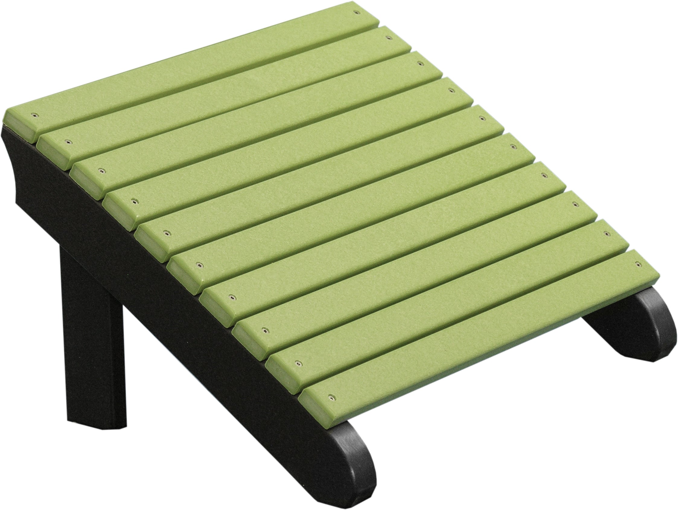 LuxCraft Deluxe Adirondack Footrest - Premium Outdoor Patio Chair Footstool for Relaxing in Garden, Deck or Backyard - Comfortable & Durable Wooden Footrest for Lounge Chairs
