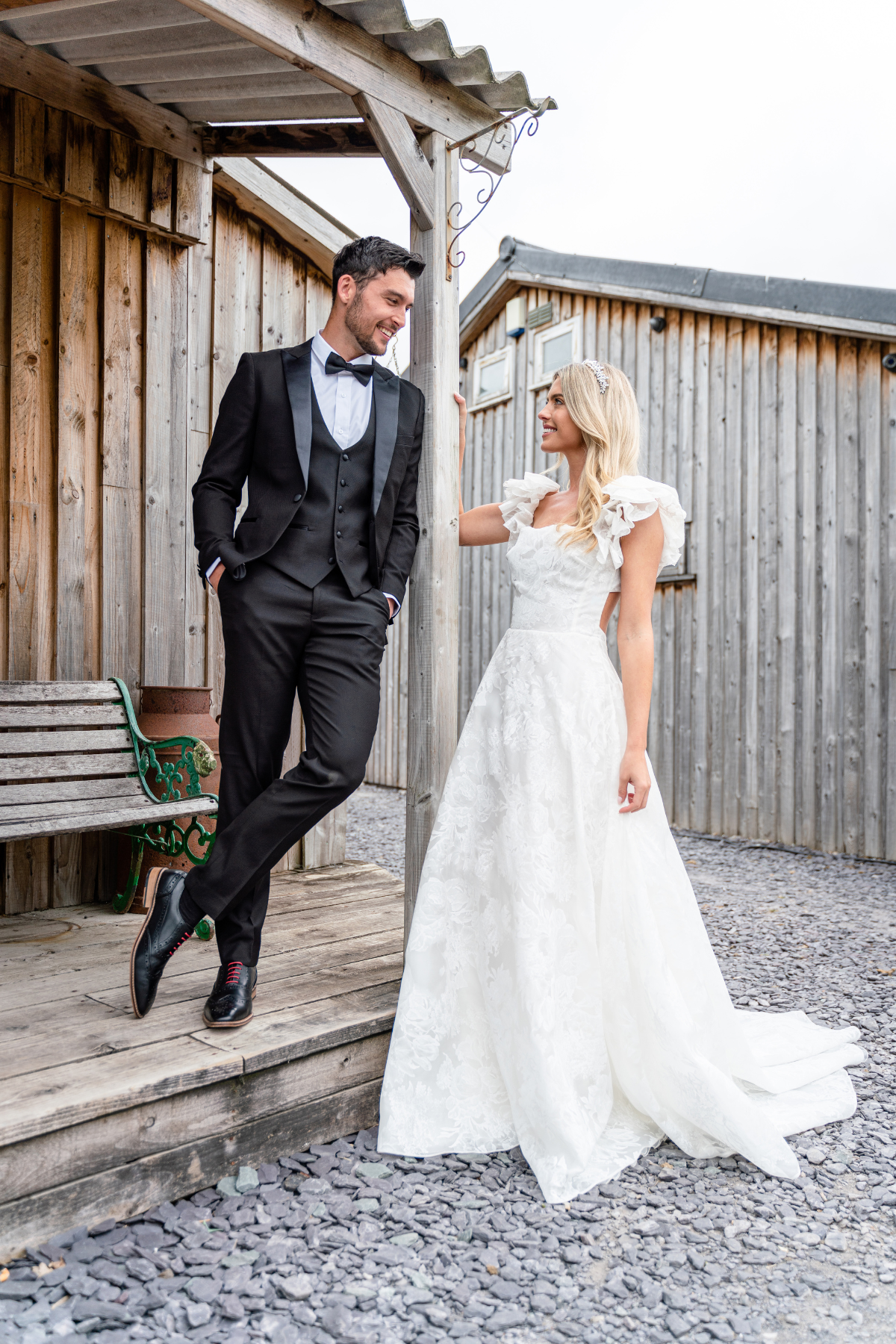 DALTON Black Tuxedo 3-Piece Suit Set for Father and Son | Formal Wear for Weddings, Prom & Special Occasions