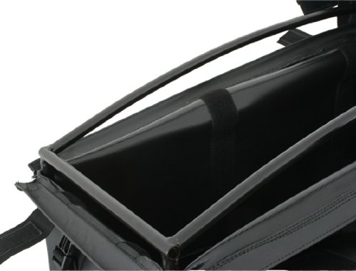 Arch Series Oversized ATV Cargo Bag - Heavy Duty Padded Rear Rack Utility Pack for Motorcycle, Dirt Bike & UTV - Waterproof Storage for Camping Gear & Off-Road Adventures (Black)