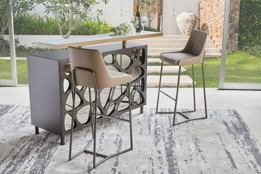 Elite Modern Luxe Counter Stool - Stylish Bar Stool for Kitchen Island, Breakfast Bar & Home Decor - Comfortable & Durable Counter Height Chair