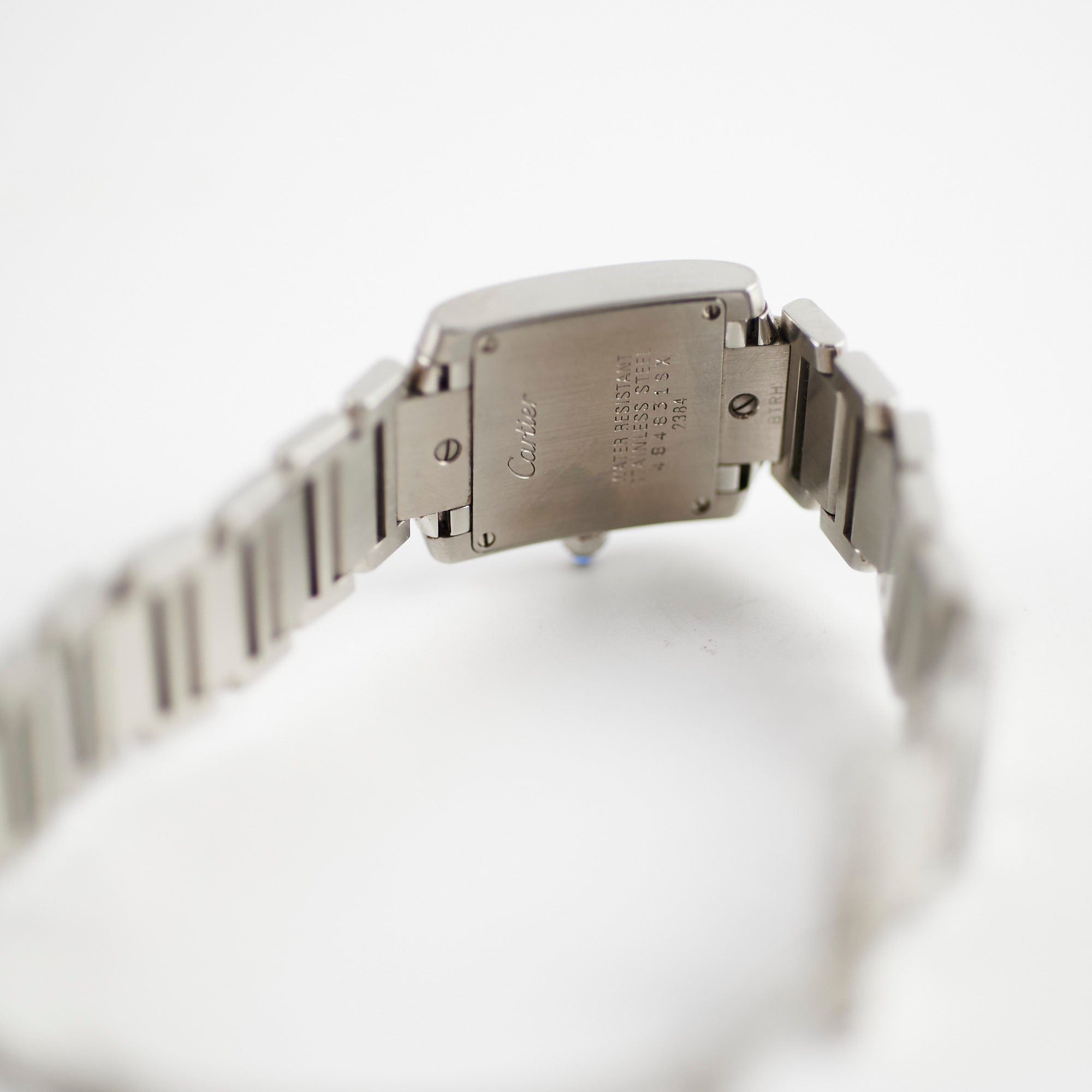 Cartier Tank Francaise Small Quartz Watch for Women - Luxury Gold-Tone Stainless Steel Dress Watch - Perfect for Business, Formal Events & Everyday Elegance