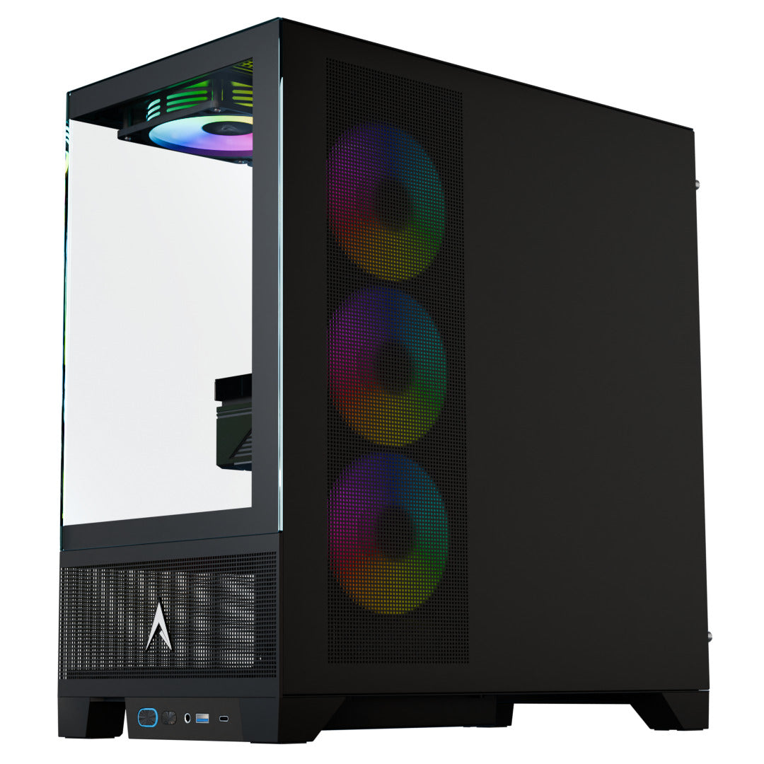 Allied Patriot MKII Gaming PC - AMD Ryzen 5 7500F Processor, NVIDIA RTX 5070 Ti 16GB Graphics, High Performance Desktop Computer (Black) for Gaming, Streaming & Content Creation
