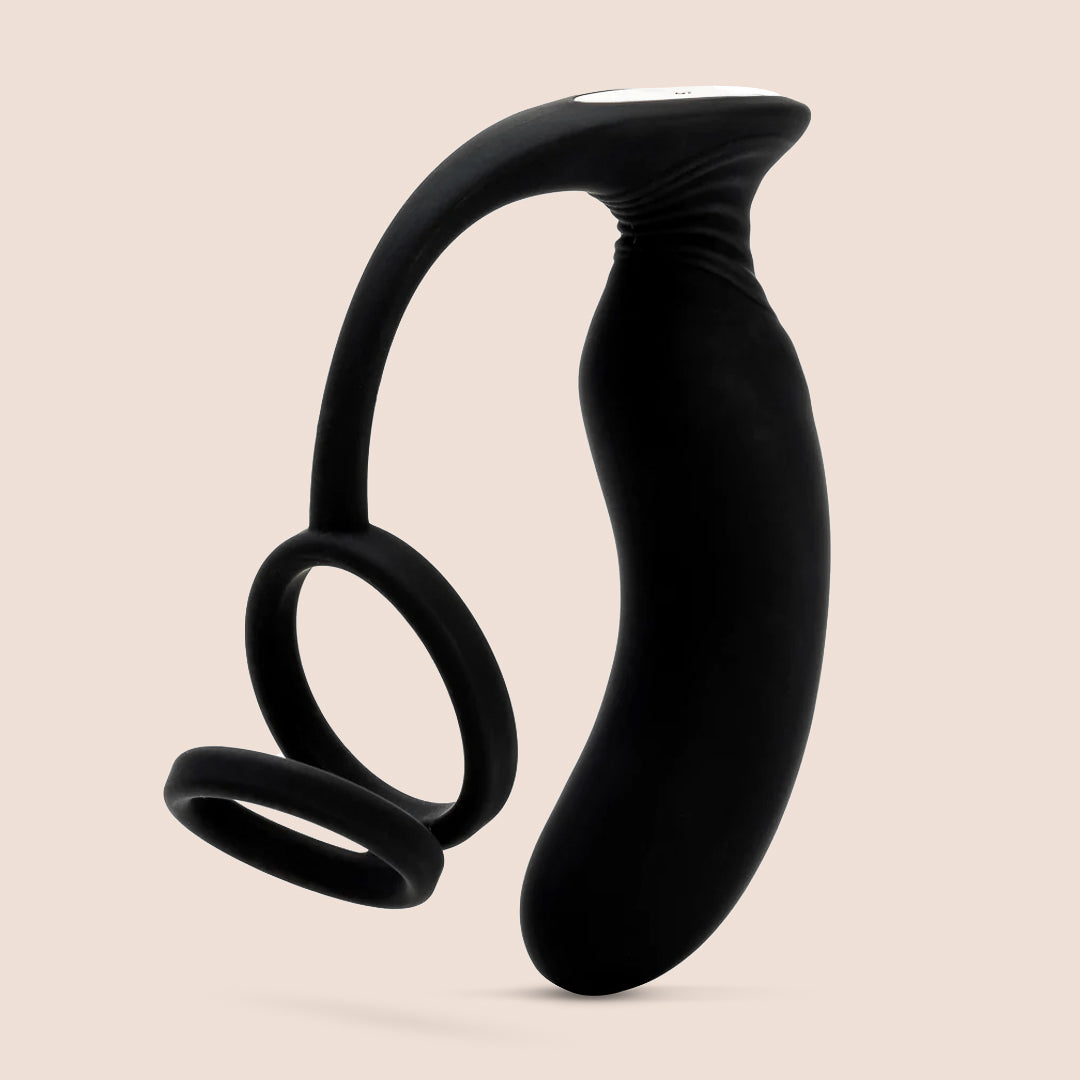 SIMPLI Rechargeable Silicone Prostate Massager with C-Ring | Powerful Vibration for Men | Perfect for Relaxation & Intimate Pleasure at Home