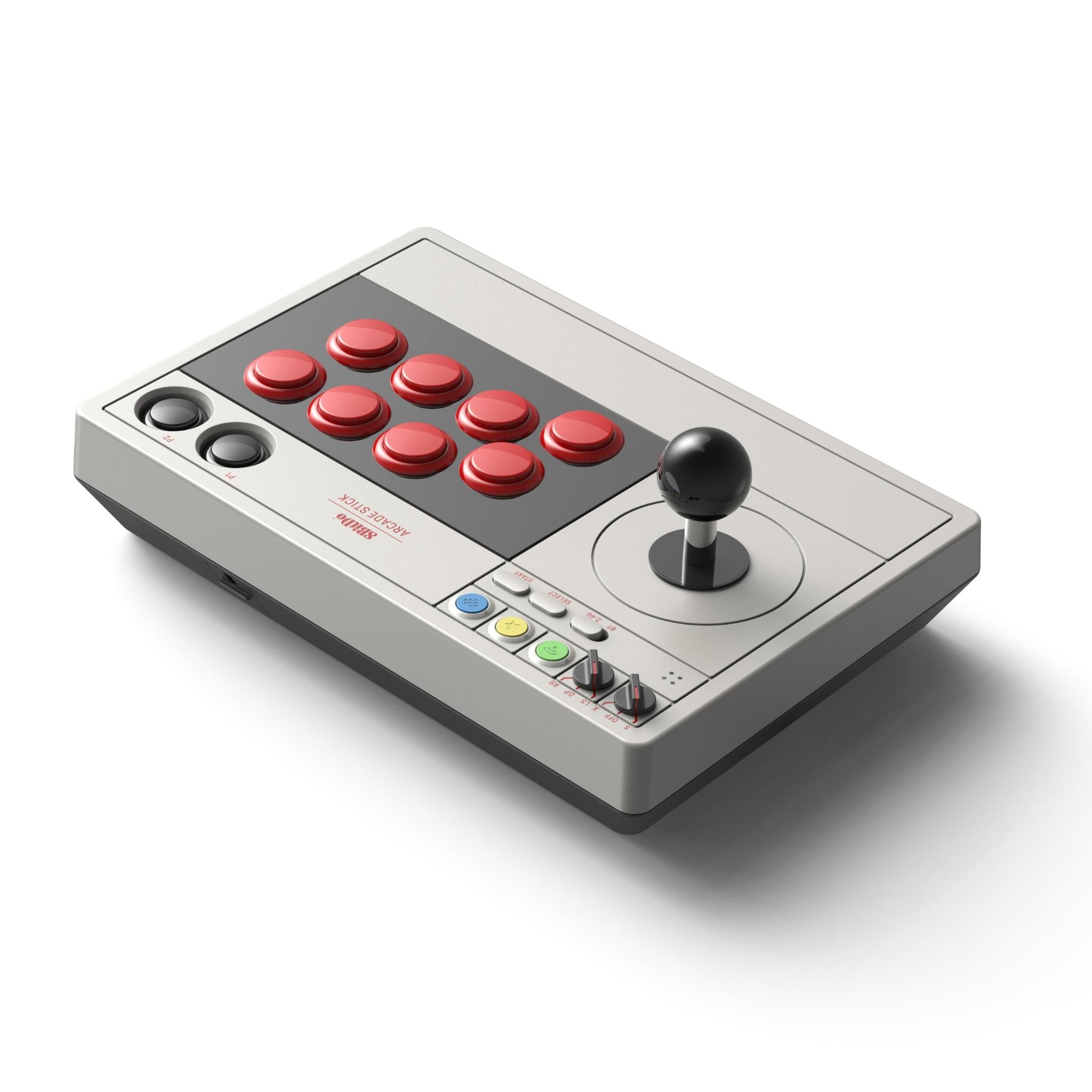 8BitDo Arcade Stick for PC, Switch, Raspberry Pi - Wireless Bluetooth Fight Joystick for Retro Gaming & Classic Arcade Games - Perfect for Street Fighter, Tekken & Fighting Game Enthusiasts