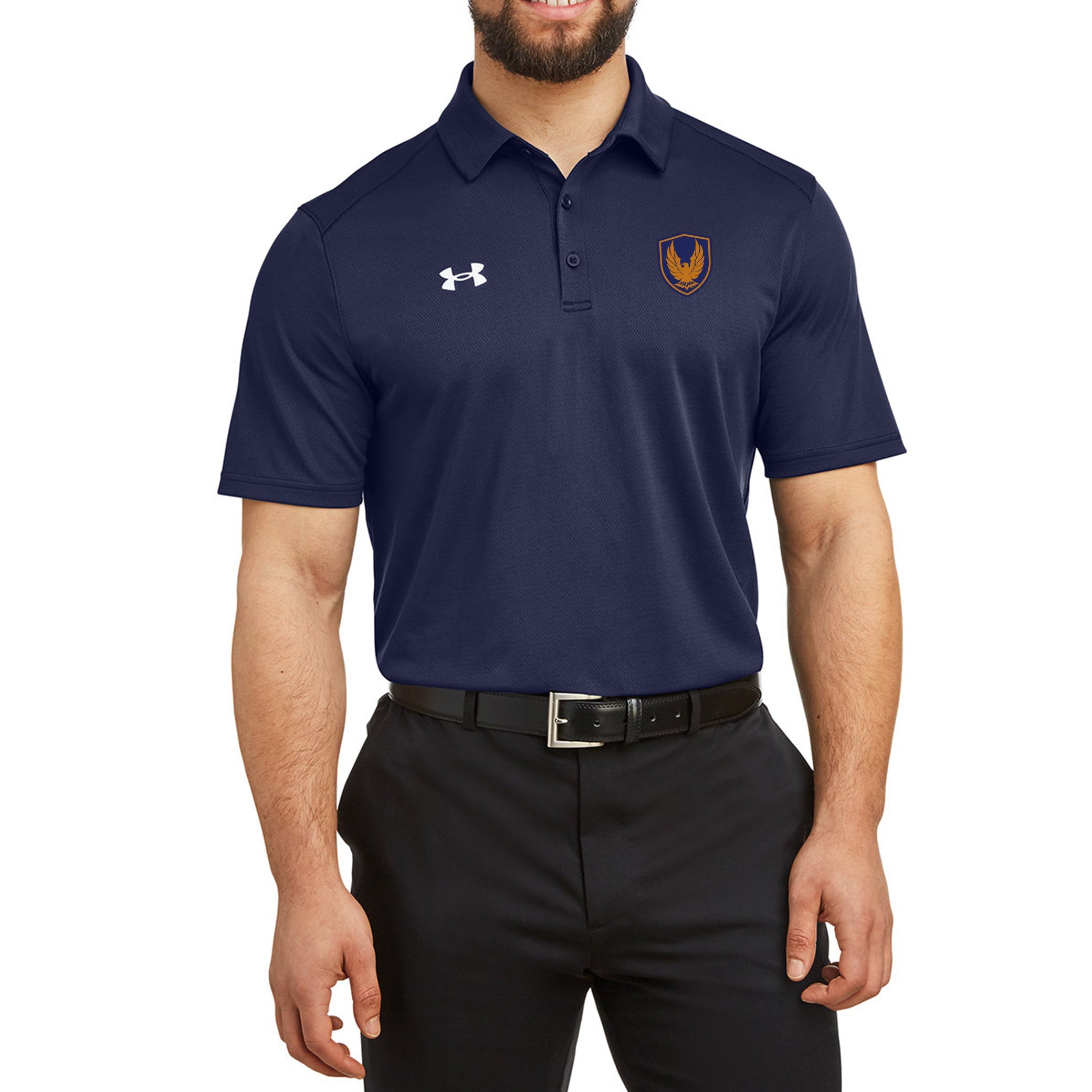 GHFH Rugby UA Team Tech Polo - High-Performance Men's Rugby Shirt for Training & Games - Moisture-Wicking & Breathable Fabric