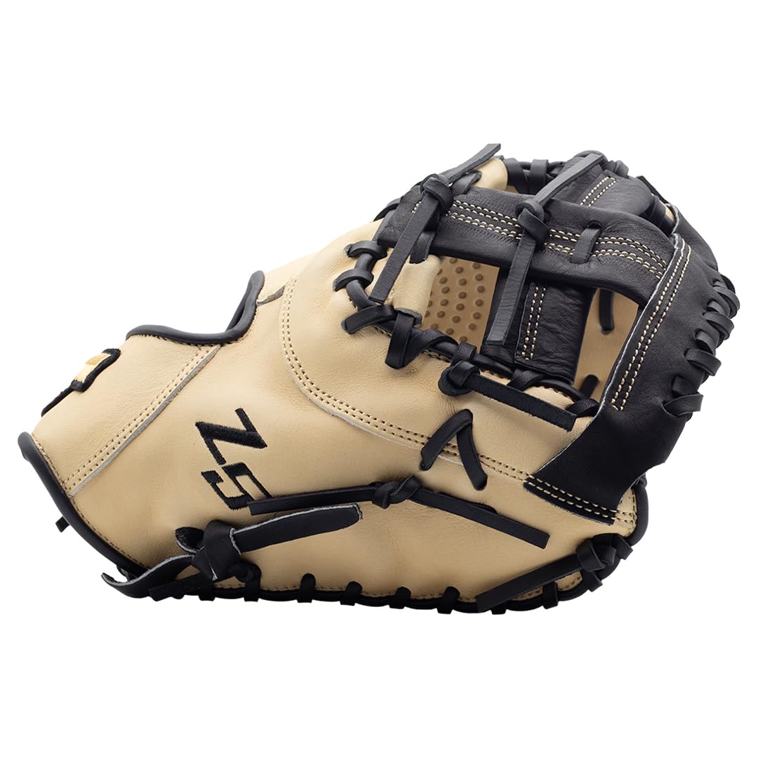 SSK Z5 Craftsman Baseball First Base Mitt – 12” to 13” Sizes – Right & Left Hand Throw – Premium Leather Glove for Baseball Players – Perfect for Practice, Games & Training