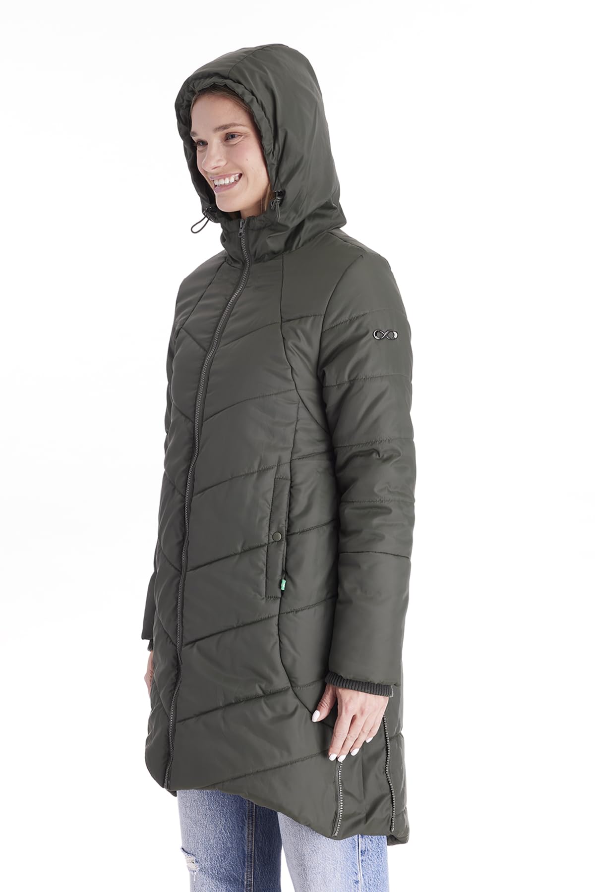 Maternity Cocoon Puffer Coat with 3-in-1 Technology | Harper | Warm Winter Jacket for Pregnancy Outdoor Activities