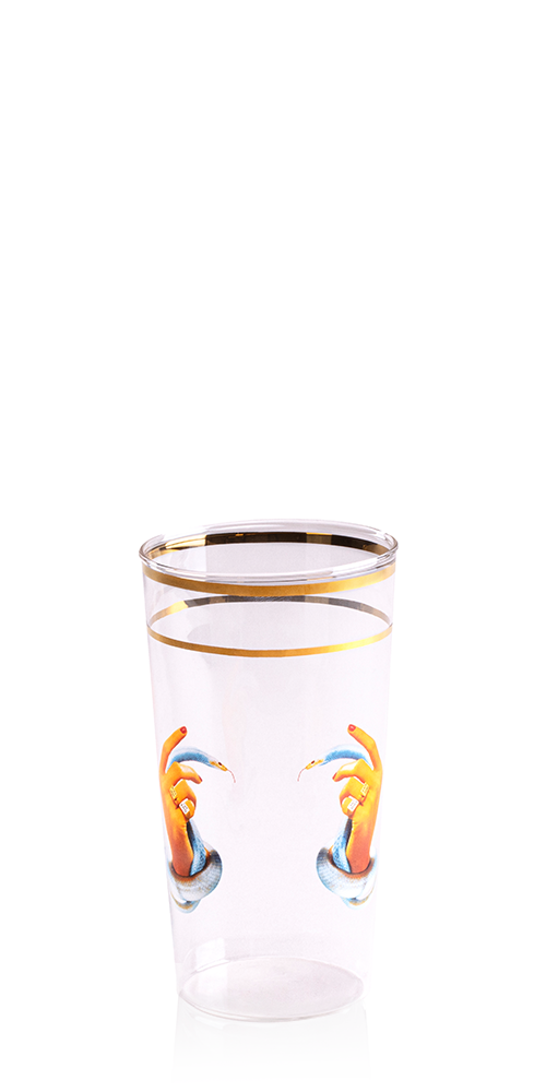 Snake Design Glass Cup - Unique Handcrafted Drinking Glass for Home, Bar, or Party Use