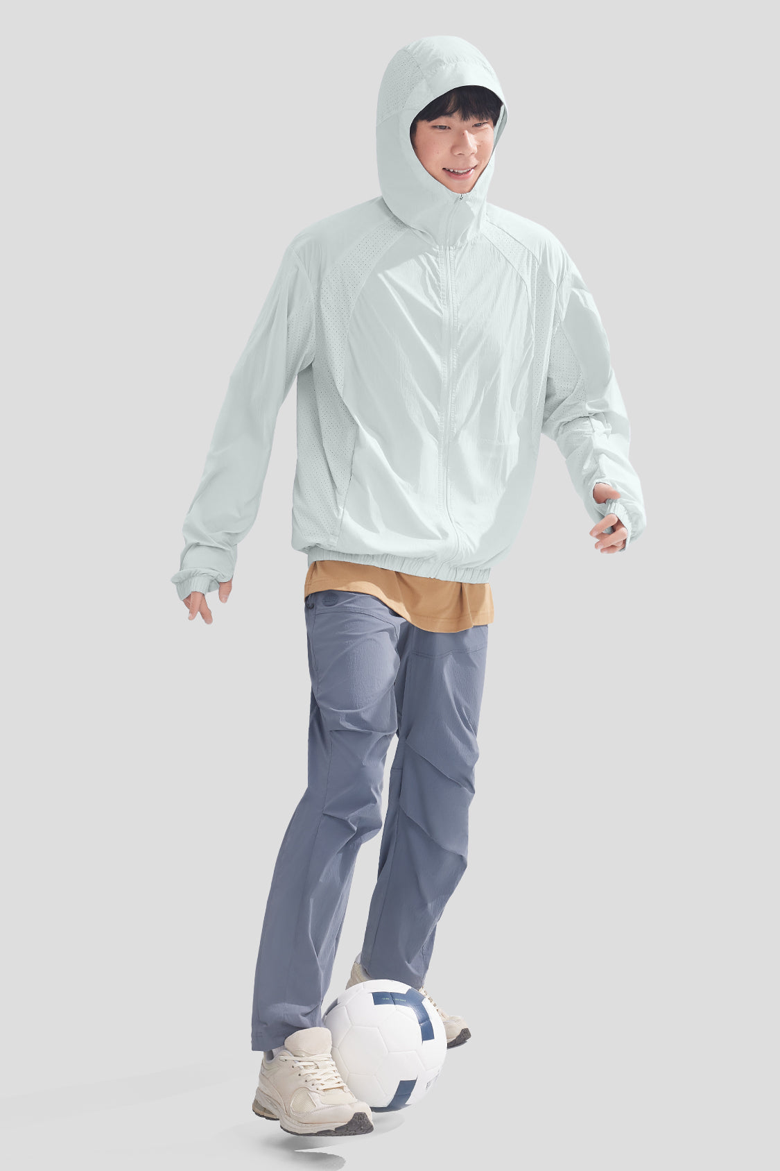 Men's Ultra Light Self Packable Sun Protection Shirt UPF50+ - Travel, Hiking & Outdoor Activities