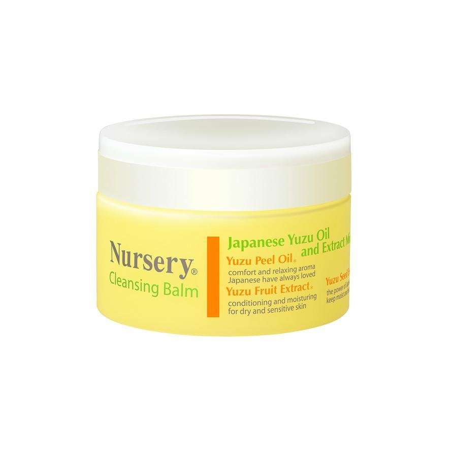 Organic Yuzu Nursery Cleansing Balm 91.5g - Gentle Baby Skin Care for Face & Body - Perfect for Newborns, Sensitive Skin & Daily Bath Time