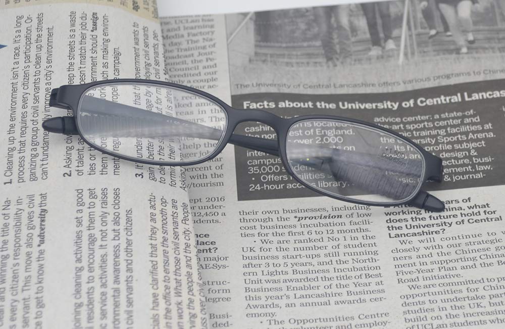 Lightweight Reading Glasses for Men & Women - Flexible Memory Plastic Frame Readers - Perfect for Reading, Computer Work & Daily Use