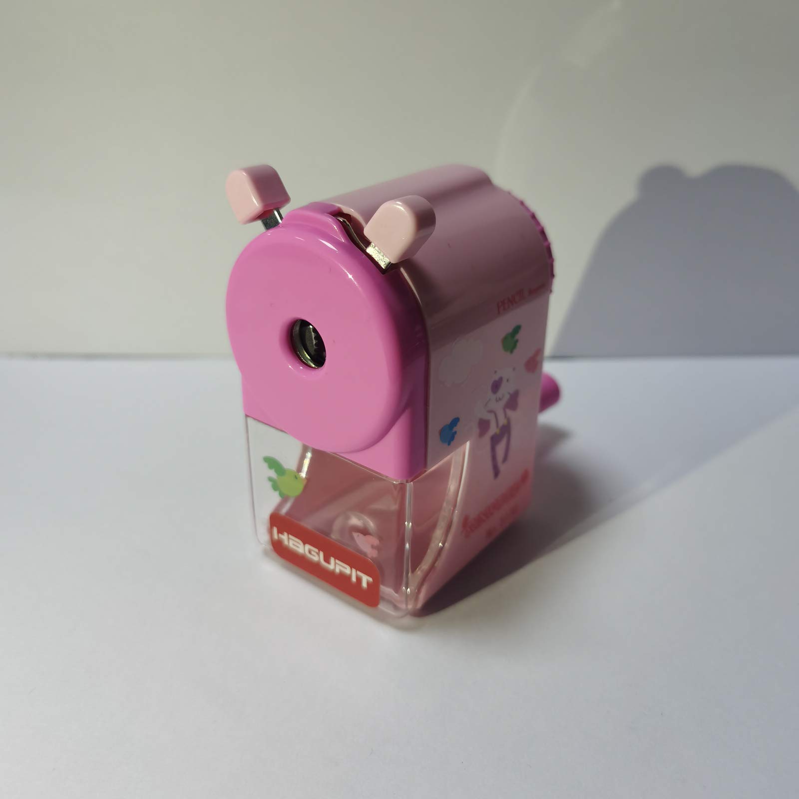 HAGUPIT Electric Pencil Sharpener for Kids, School & Office Use - Fast & Quiet Sharpening for Colored Pencils, Art Supplies & Writing Tools - Perfect for Classrooms, Home Study & Work Desks