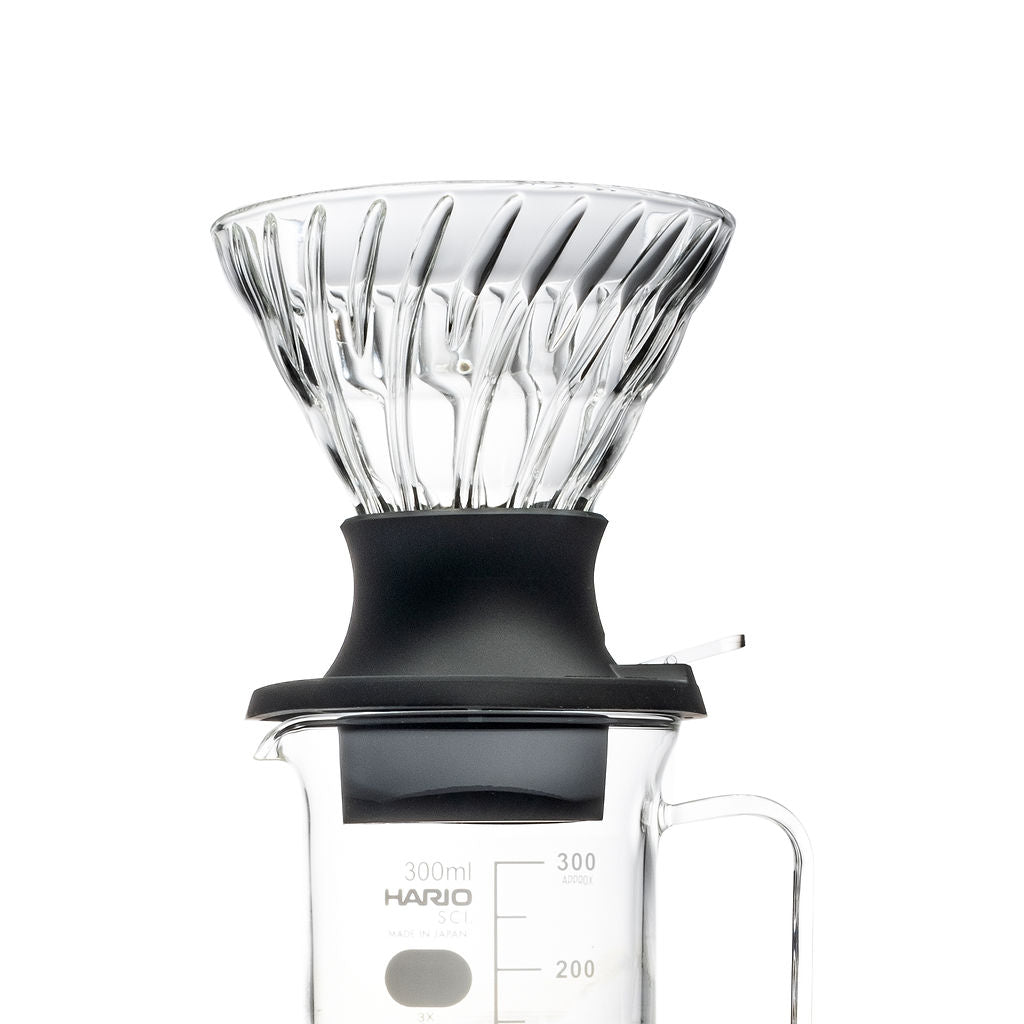 Hario Switch Immersion Coffee Maker - Glass Pour Over Dripper Set for Specialty Coffee Brewing | Perfect for Home Baristas & Coffee Enthusiasts | Use for V60, Cold Brew & Japanese Iced Coffee