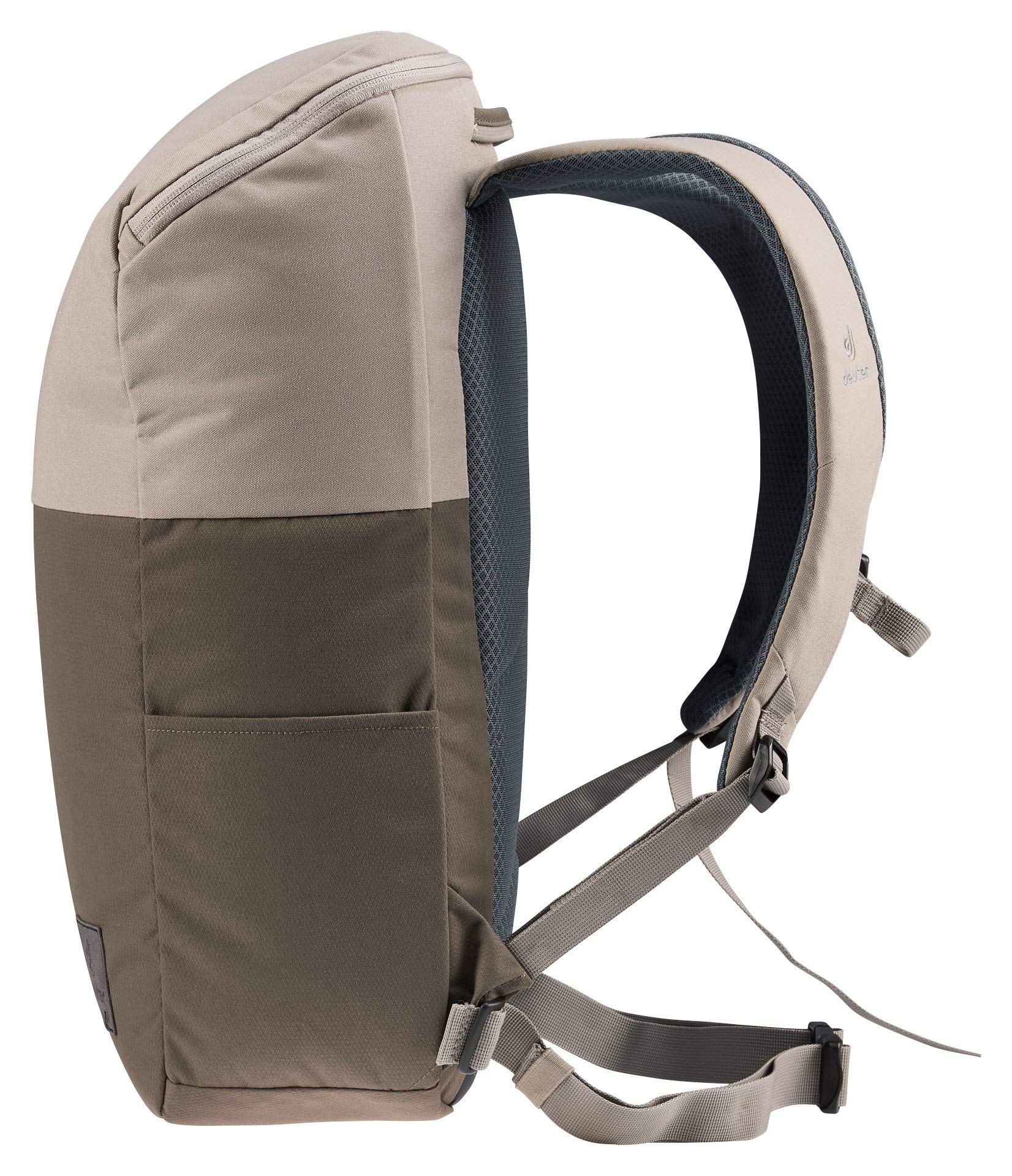 Deuter UP Stockholm Backpack - Durable Travel & Hiking Daypack for Men & Women, Stone/Pepper Color - Perfect for Commuting, Outdoor Adventures & Daily Use