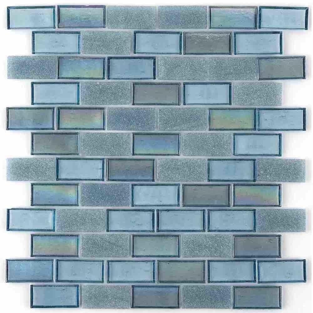 Iridescent Recycled Glass Tile - Eco-Friendly 1