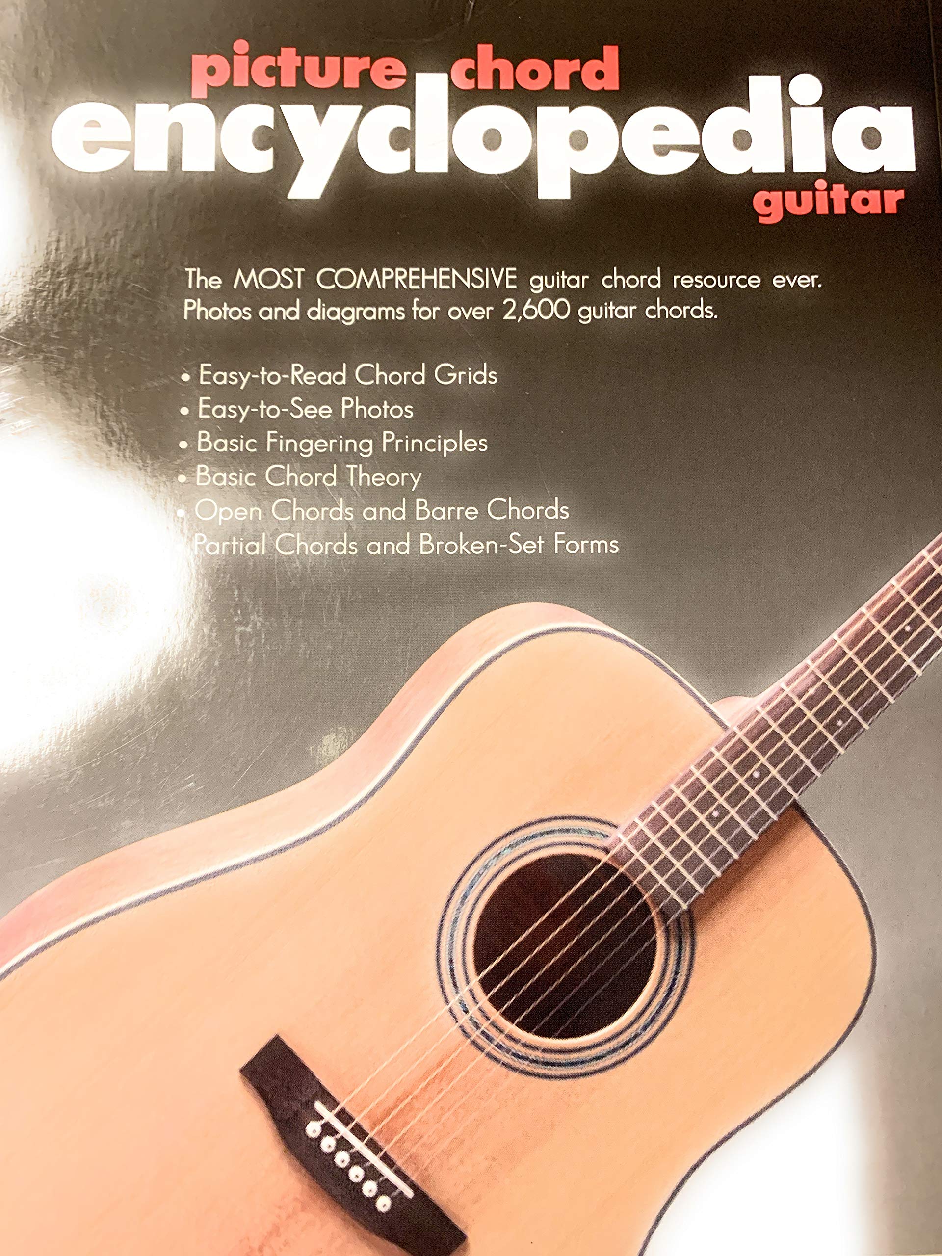 Proline Picture Chord Encyclopedia Book - Complete Guitar Chord Guide for Beginners & Advanced Players | Perfect for Learning, Practice & Songwriting
